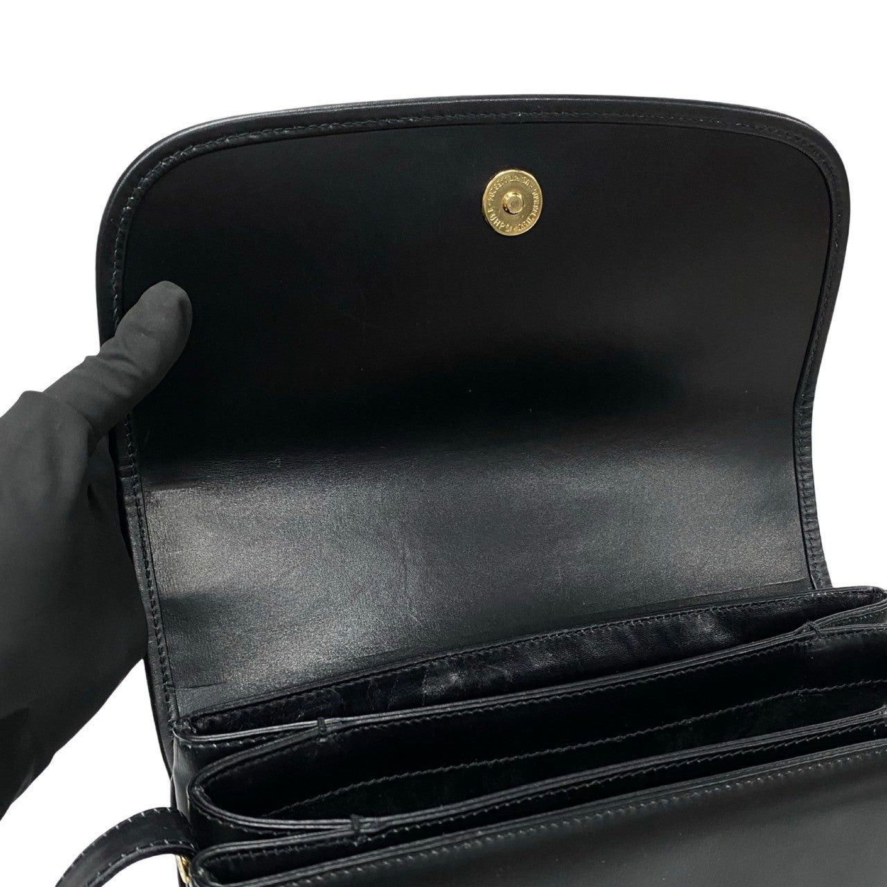 Gucci Gucci Shoulder Bag Black Leather Size ONE SIZE - 8 Thumbnail