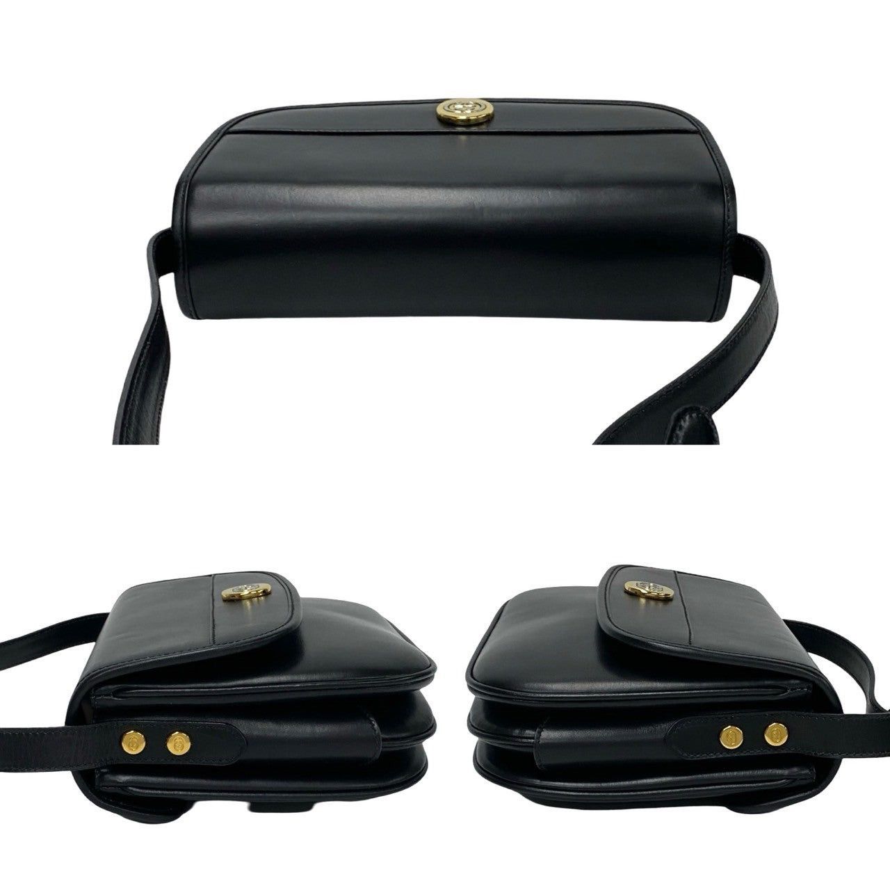 Gucci Gucci Shoulder Bag Black Leather Size ONE SIZE - 5 Thumbnail