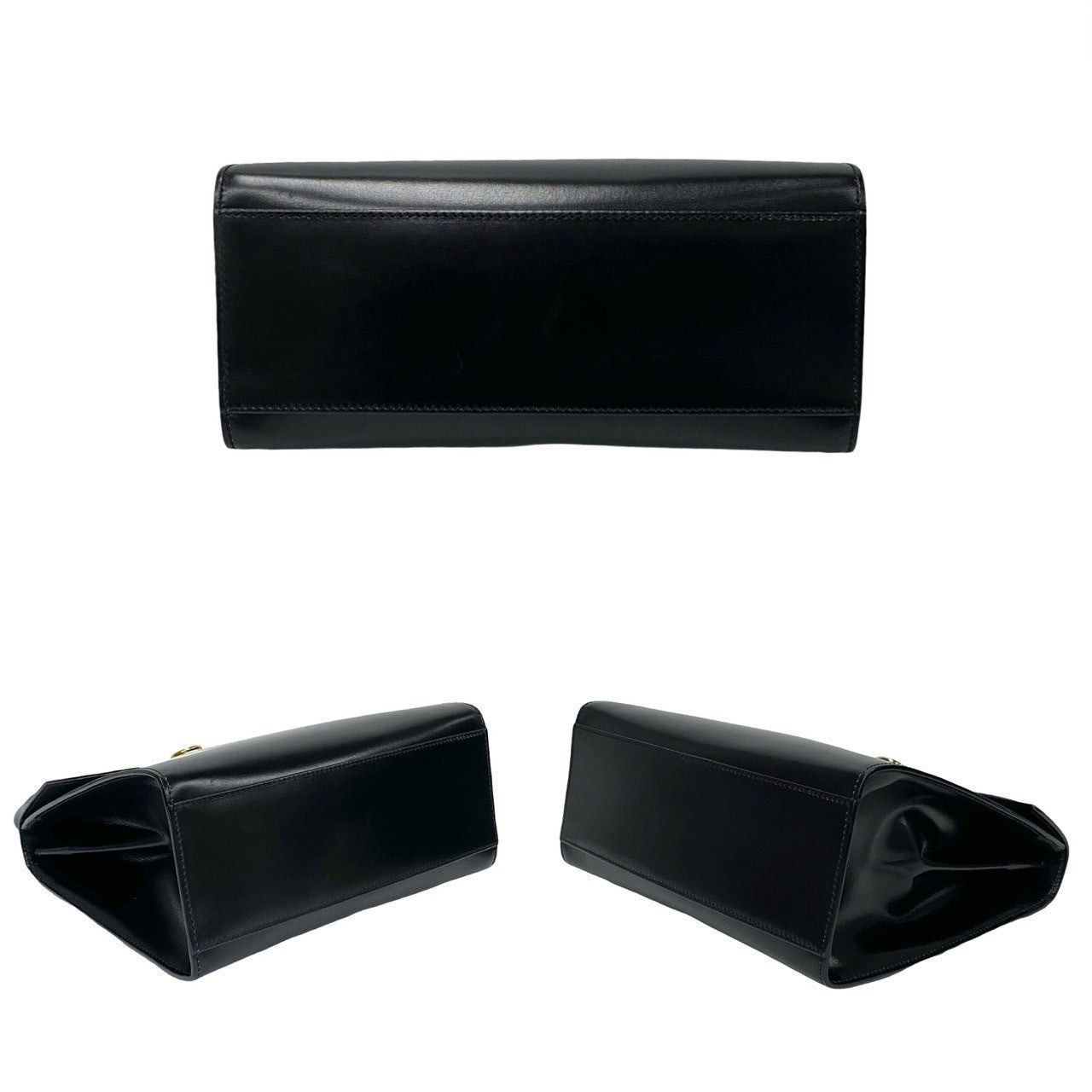 Celine Celine Shoulder Bag Black Leather Size ONE SIZE - 6 Thumbnail