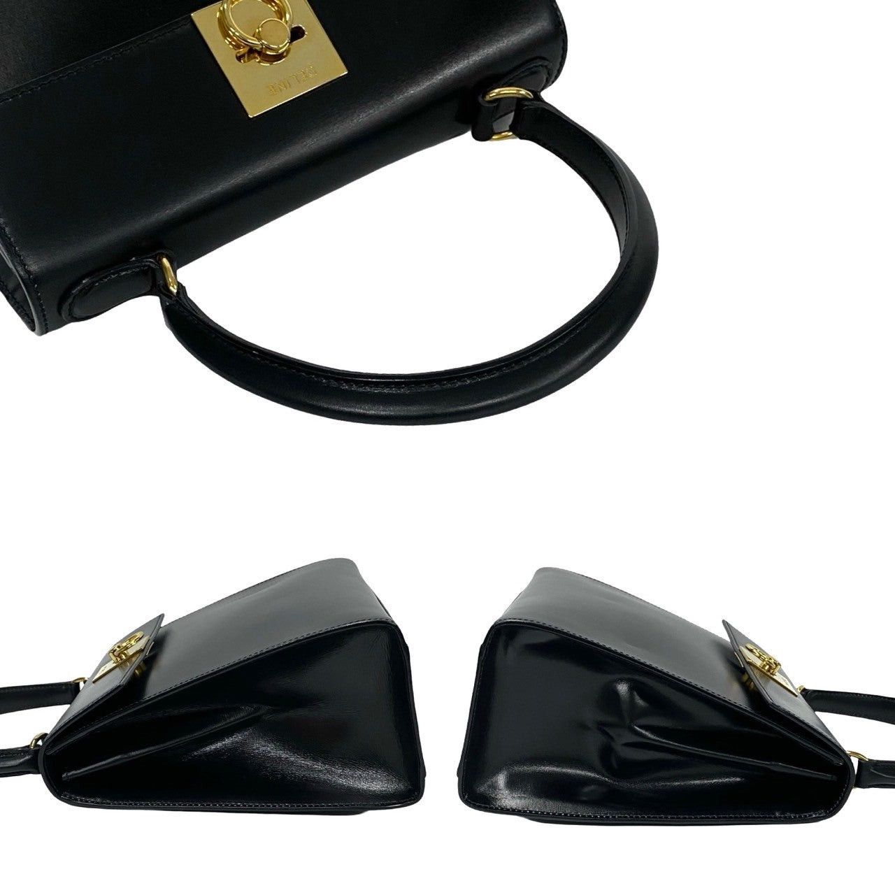 Celine Celine Shoulder Bag Black Leather Size ONE SIZE - 5 Thumbnail