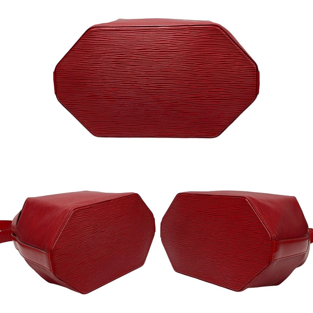 Louis Vuitton Louis Vuitton Shoulder Bag Red Leather Size ONE SIZE - 6 Thumbnail