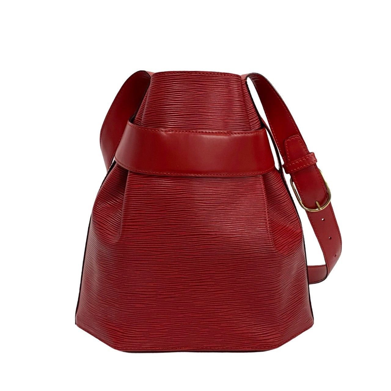 Louis Vuitton Louis Vuitton Shoulder Bag Red Leather Size ONE SIZE - 4 Thumbnail