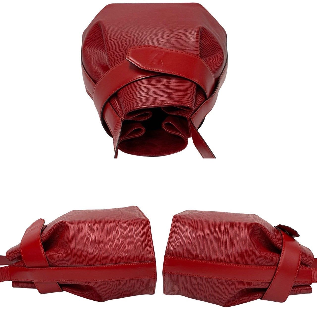 Louis Vuitton Louis Vuitton Shoulder Bag Red Leather Size ONE SIZE - 5 Thumbnail