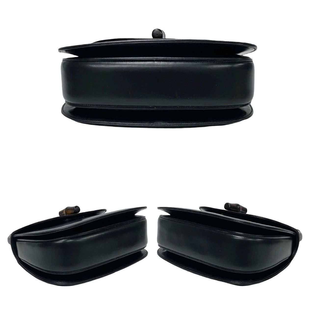 Gucci Gucci Handbag Black Leather Size ONE SIZE - 6 Thumbnail