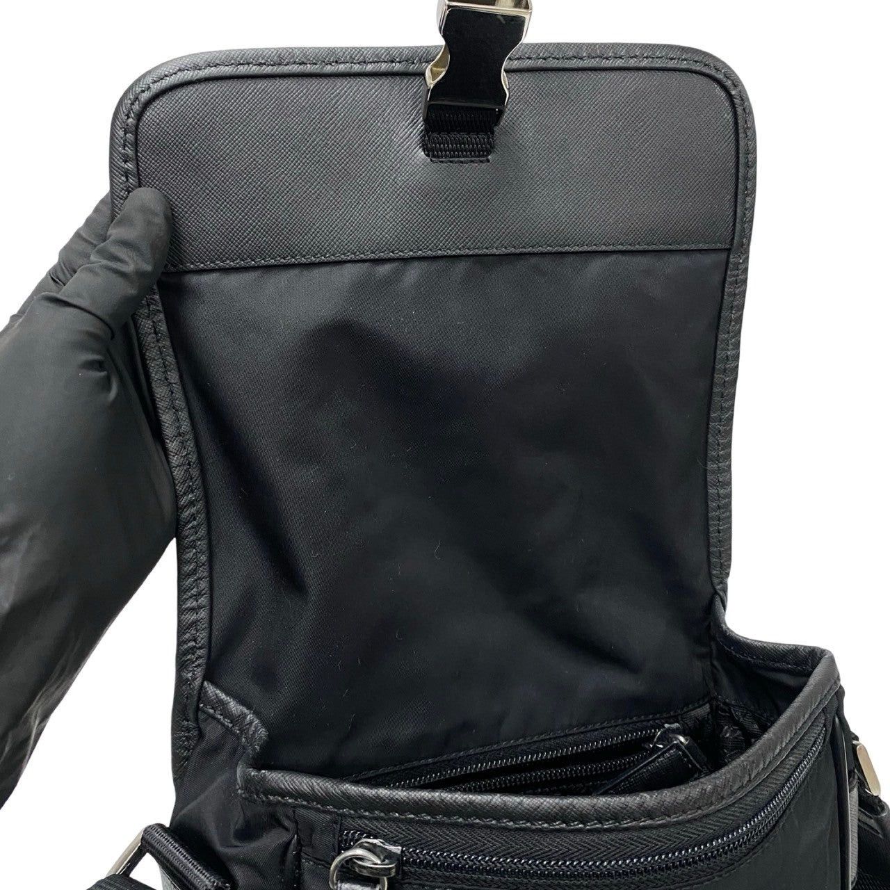 Prada Prada Shoulder Bag Black Nylon Size ONE SIZE - 8 Thumbnail