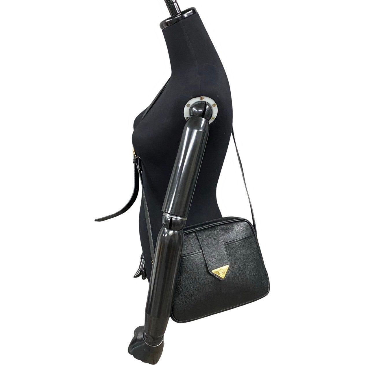 Yves Saint Laurent Yves Saint Laurent Shoulder Bag Black Leather Size ONE SIZE - 2 Thumbnail