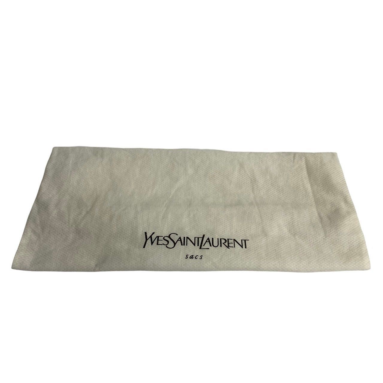 Yves Saint Laurent Yves Saint Laurent Handbag Black Canvas Size ONE SIZE - 9 Thumbnail