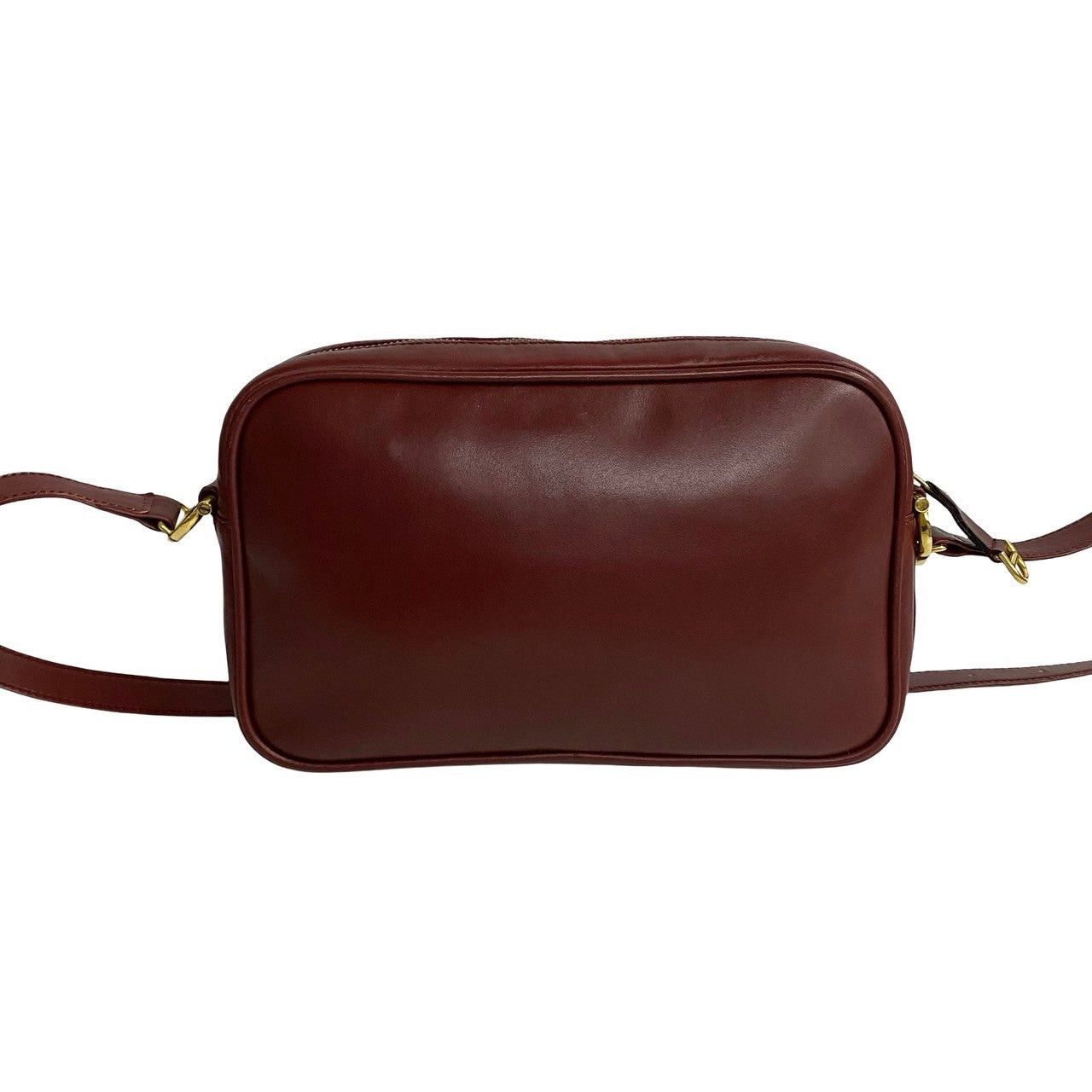 Cartier Cartier Shoulder Bag Red Leather Size ONE SIZE - 4 Thumbnail