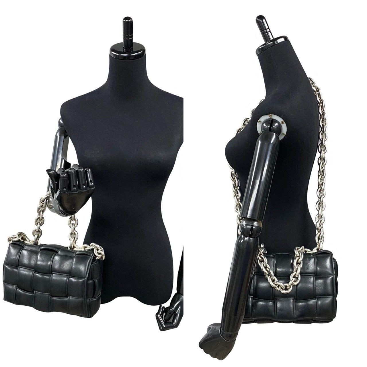 Bottega Veneta Bottega Veneta Shoulder Bag Black Leather Size ONE SIZE - 2 Thumbnail
