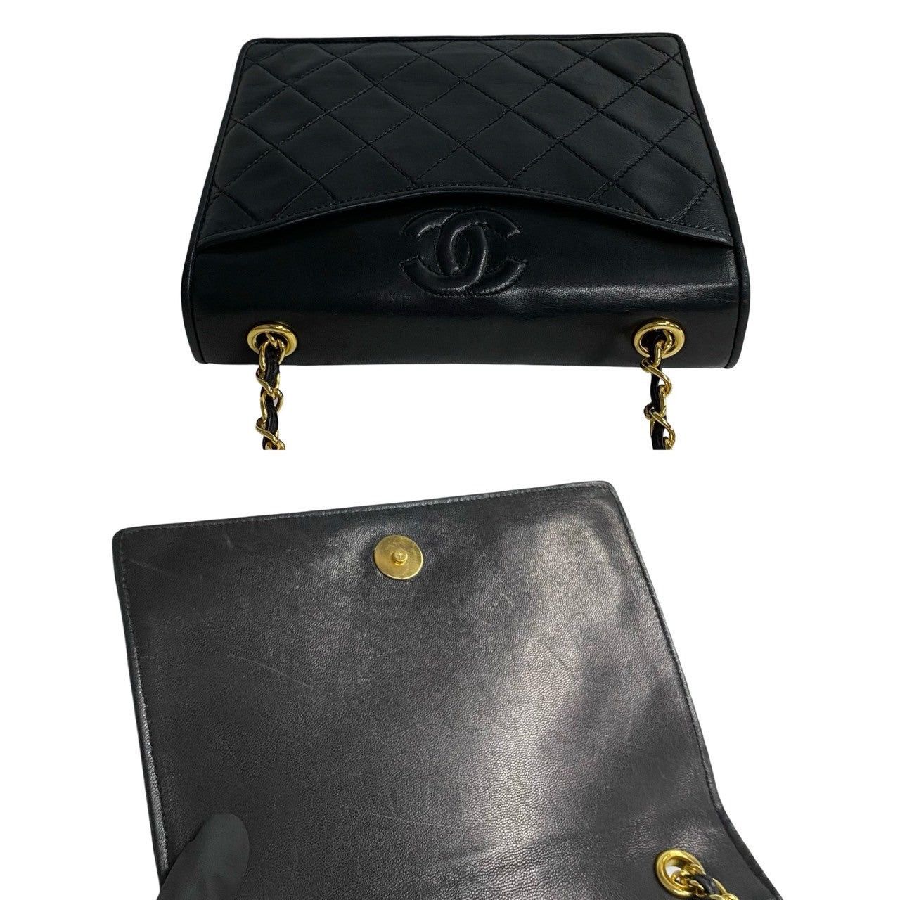 Chanel Chanel Shoulder Bag Black Leather Size ONE SIZE - 7 Thumbnail