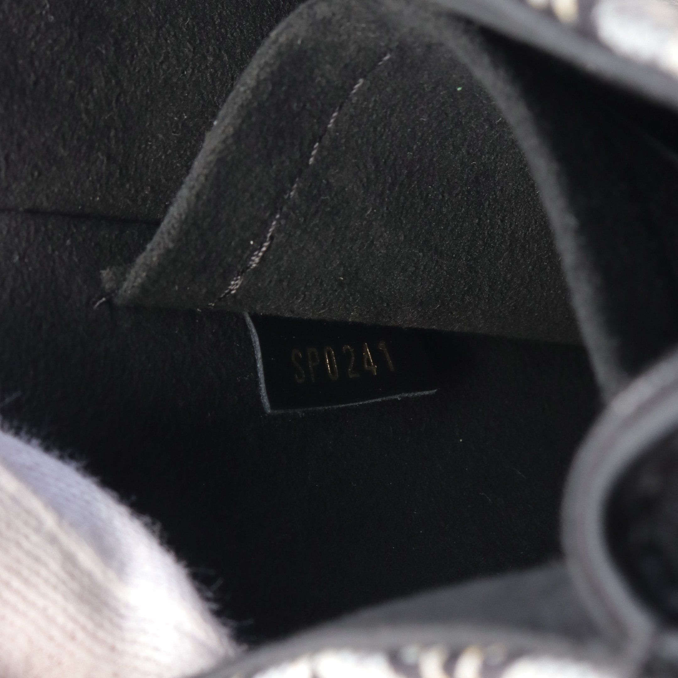 Louis Vuitton Louis Vuitton Petite Sac Plat Monogram Jacquard Since1854 Handbag Canvas Leather Black Gray Off White Size ONE SIZE - 5 Thumbnail