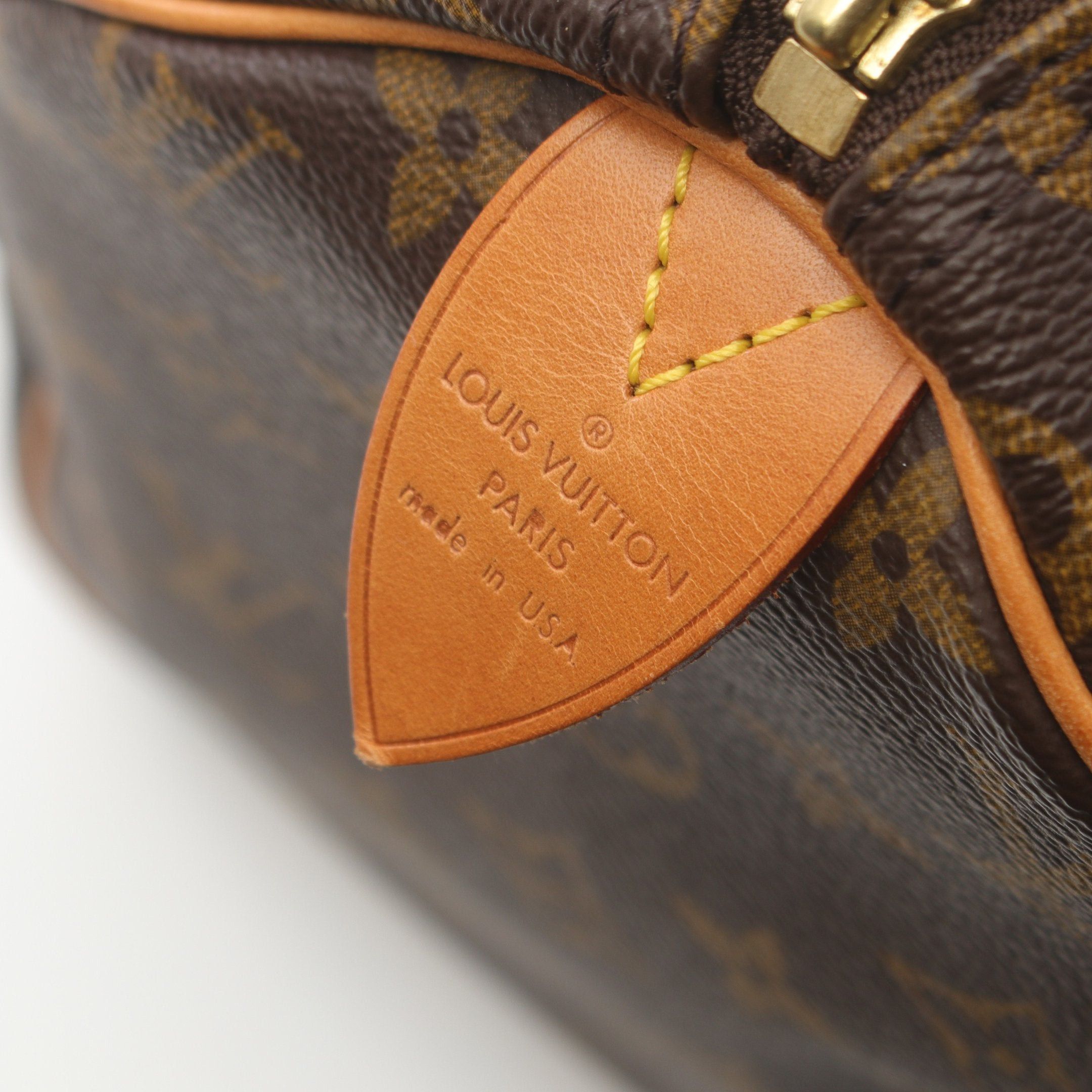 Louis Vuitton Louis Vuitton Speedy 30 Monogram Handbag Leather Brown Size ONE SIZE - 4 Thumbnail