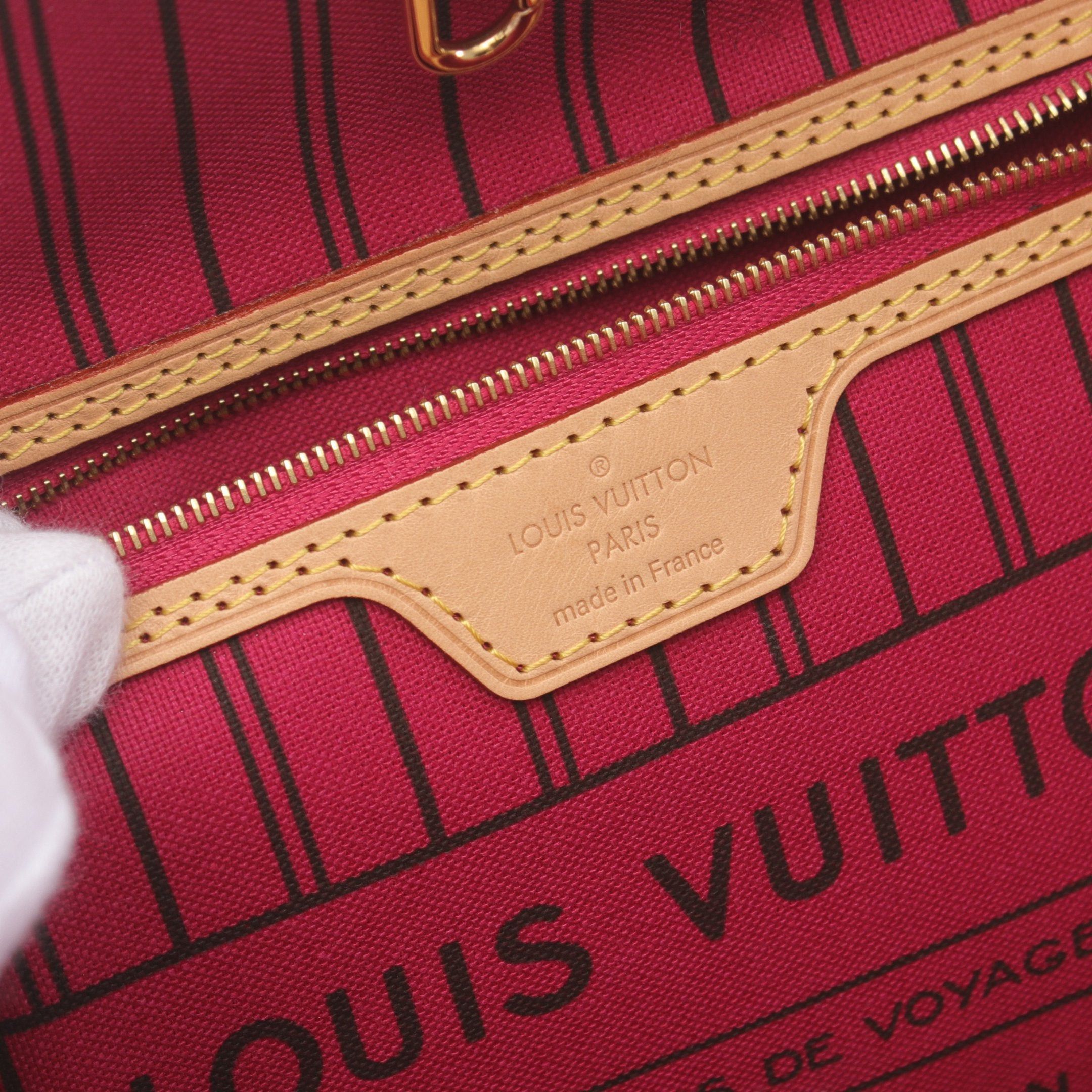 Louis Vuitton Louis Vuitton Neverfull Pm Monogram Pivoine Handbag Tote Bag Leather Brown Size ONE SIZE - 4 Thumbnail
