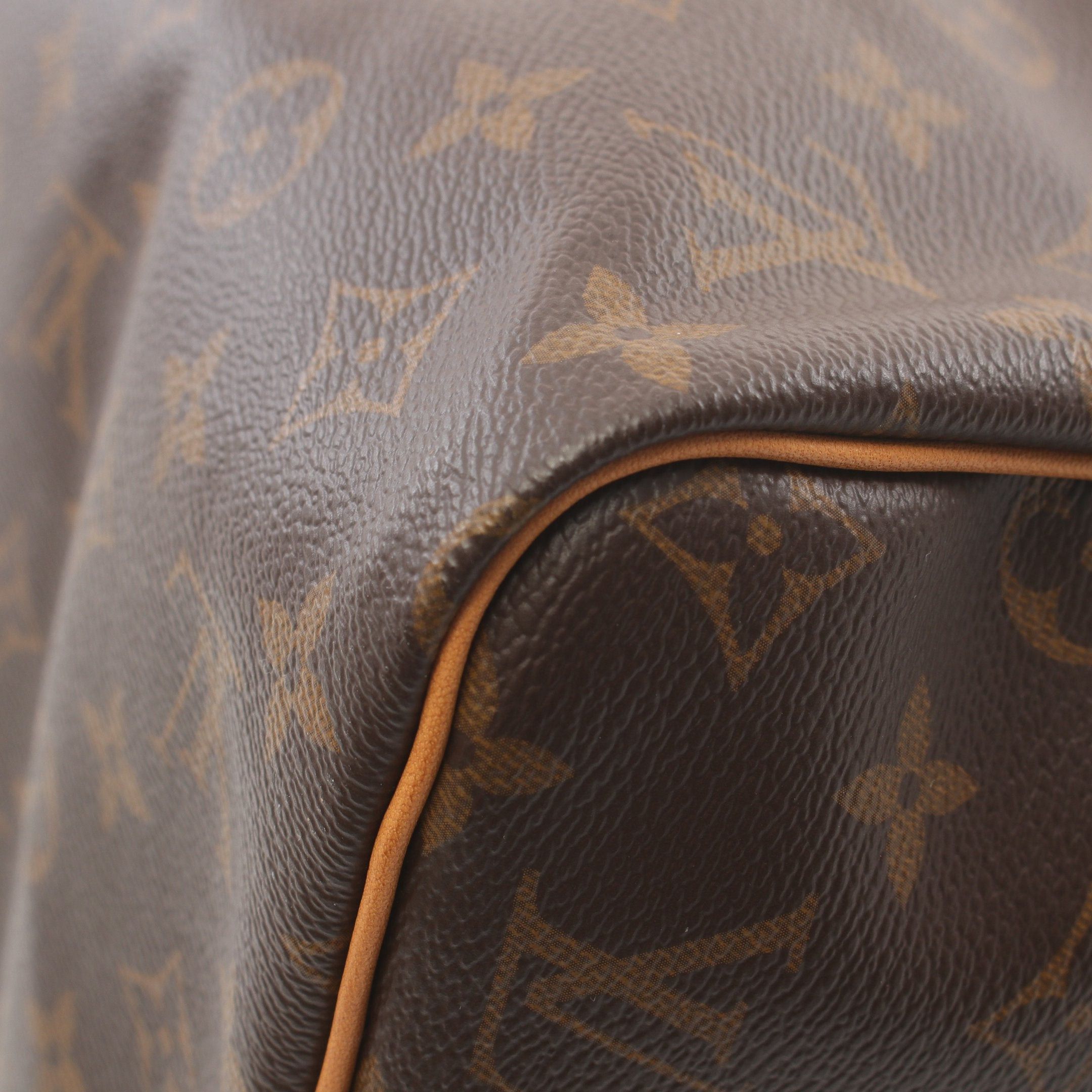 Louis Vuitton Louis Vuitton Speedy 30 Monogram Handbag Leather Brown Size ONE SIZE - 7 Thumbnail