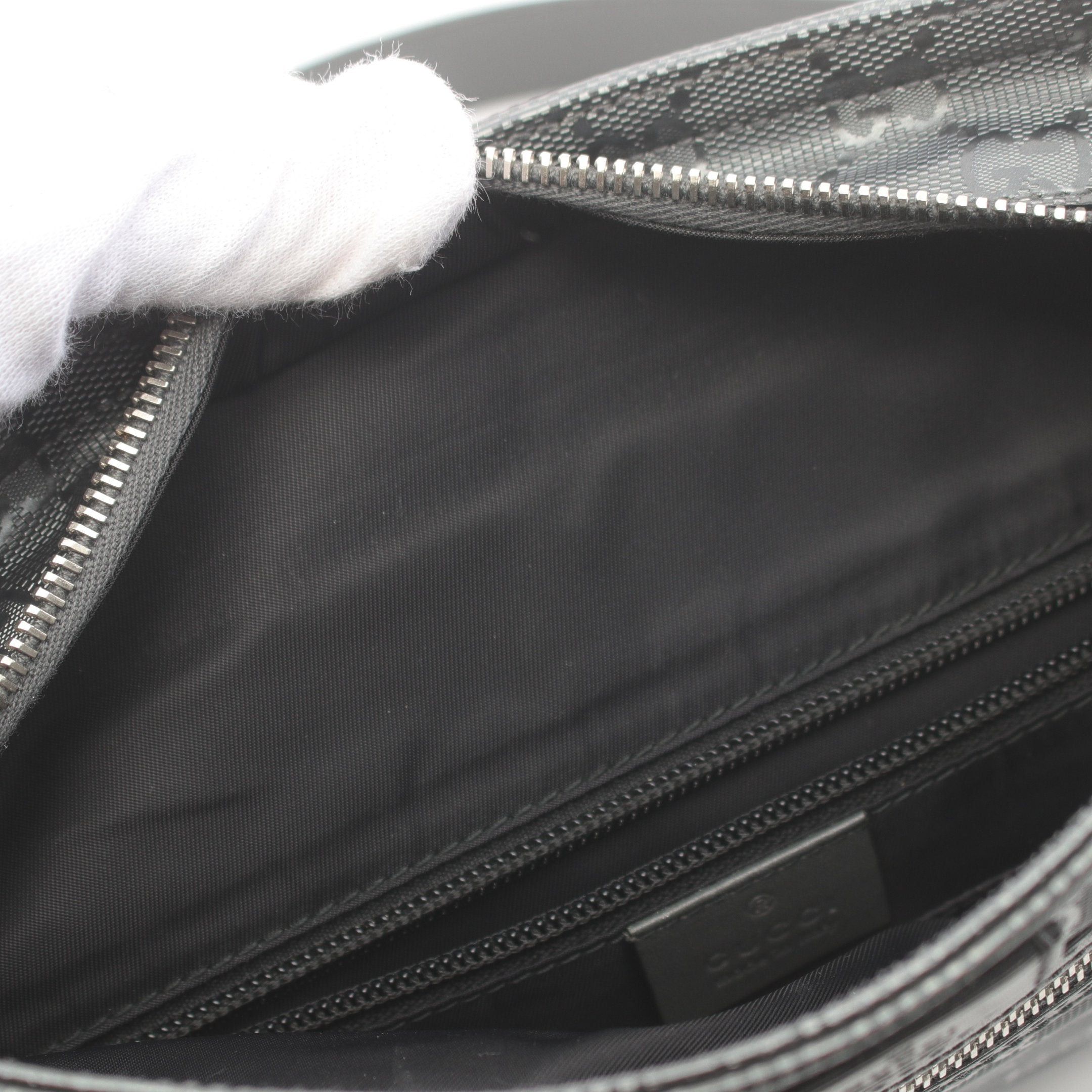 Gucci Gucci Gg Imprime Shoulder Bag Leather Gray Size ONE SIZE - 5 Thumbnail