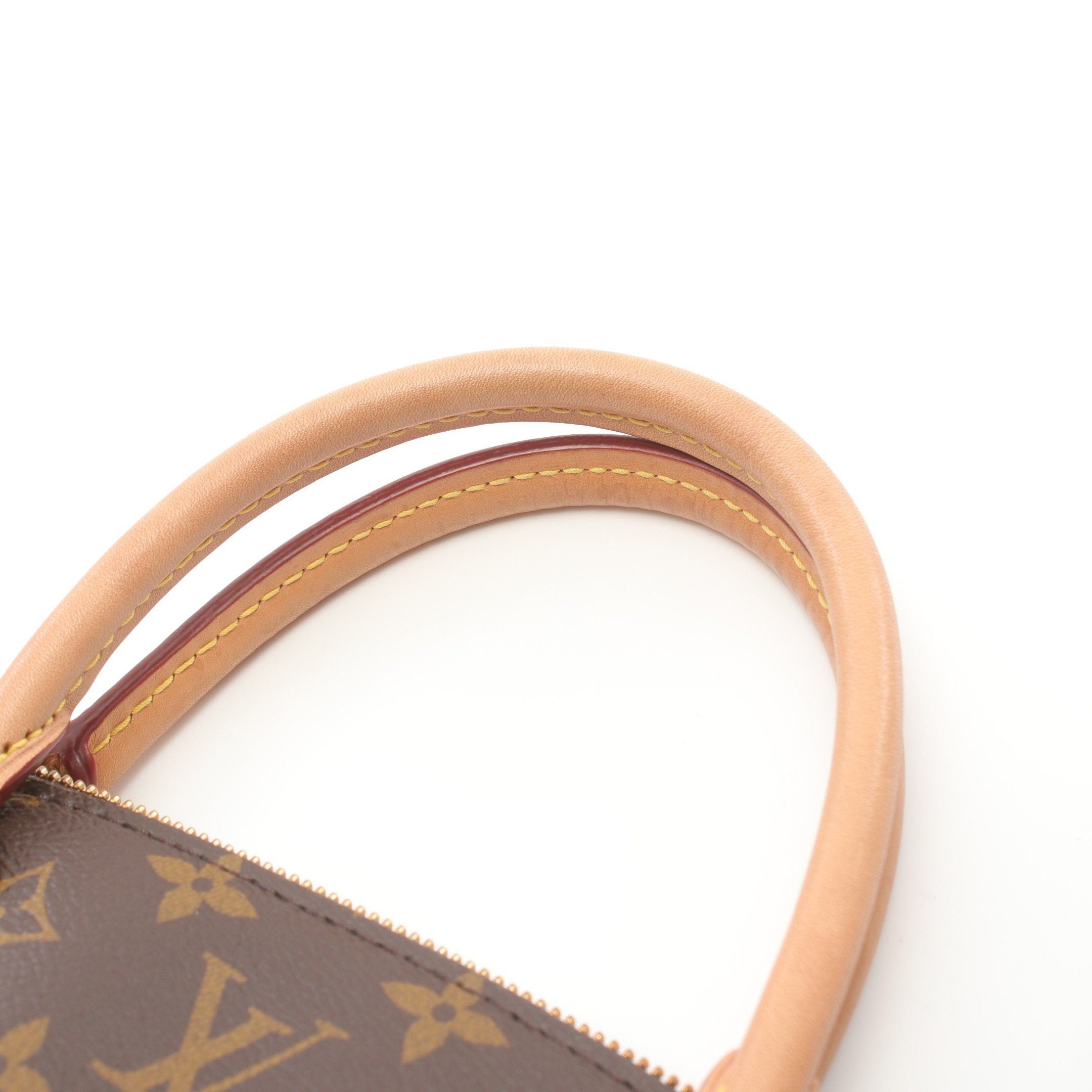 Louis Vuitton Louis Vuitton Boesi Nm Pm Monogram Handbag Leather Brown Size ONE SIZE - 7 Thumbnail