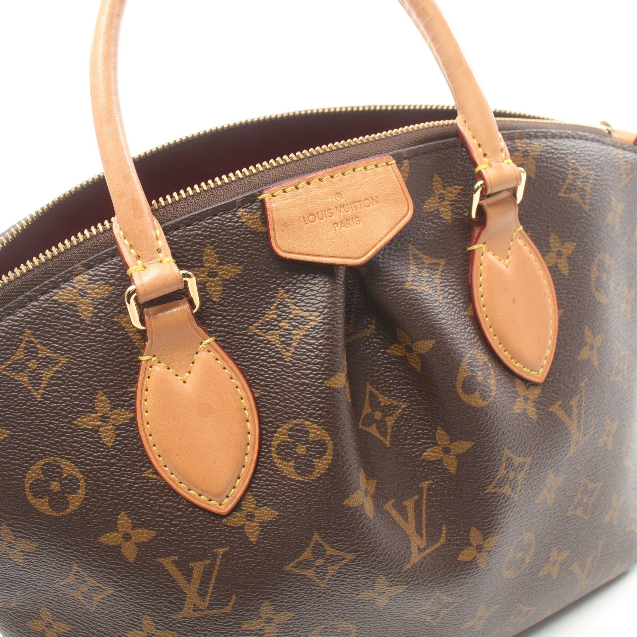 Louis Vuitton Louis Vuitton Boesi Nm Pm Monogram Handbag Leather Brown Size ONE SIZE - 5 Thumbnail