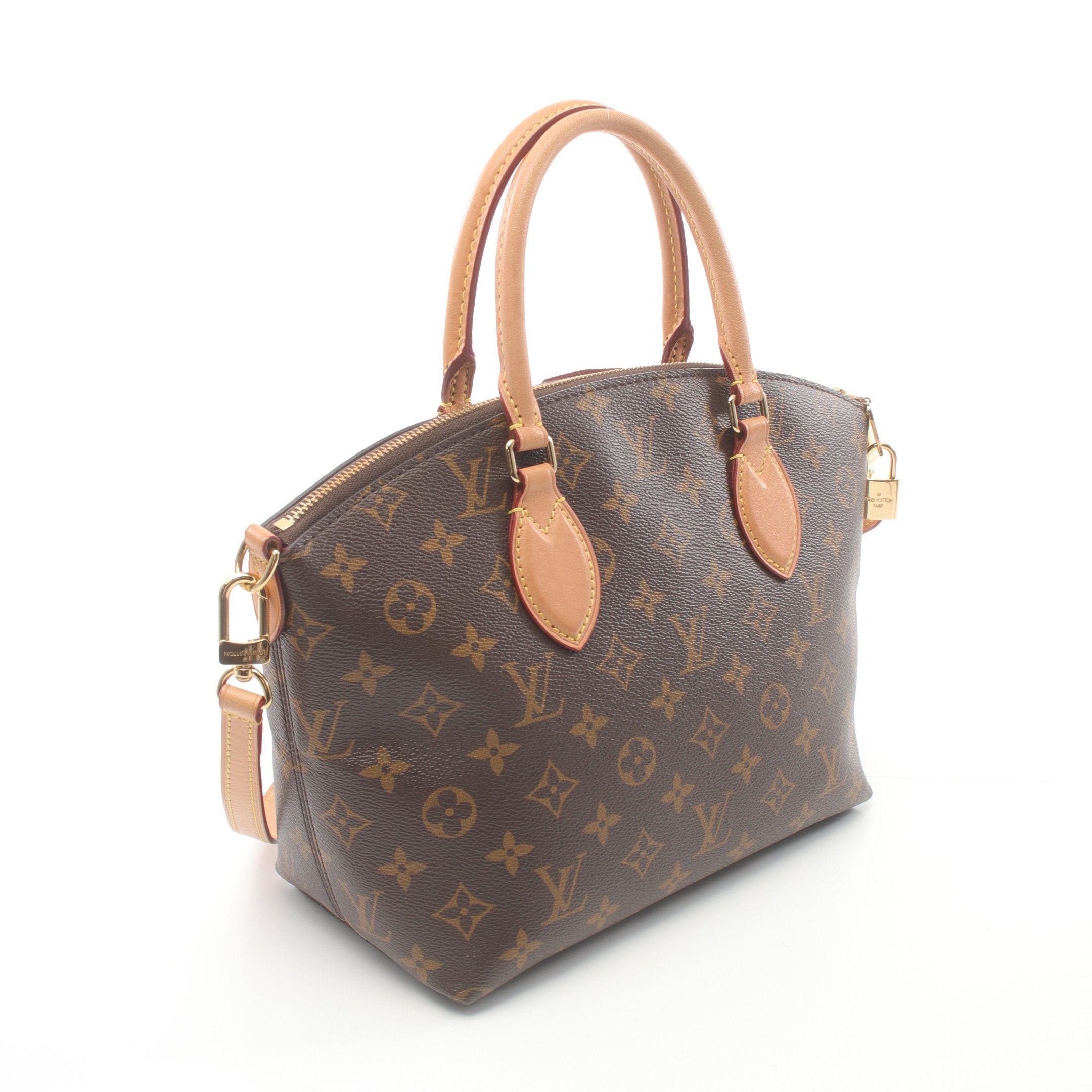 Louis Vuitton Louis Vuitton Boesi Nm Pm Monogram Handbag Leather Brown Size ONE SIZE - 2 Thumbnail