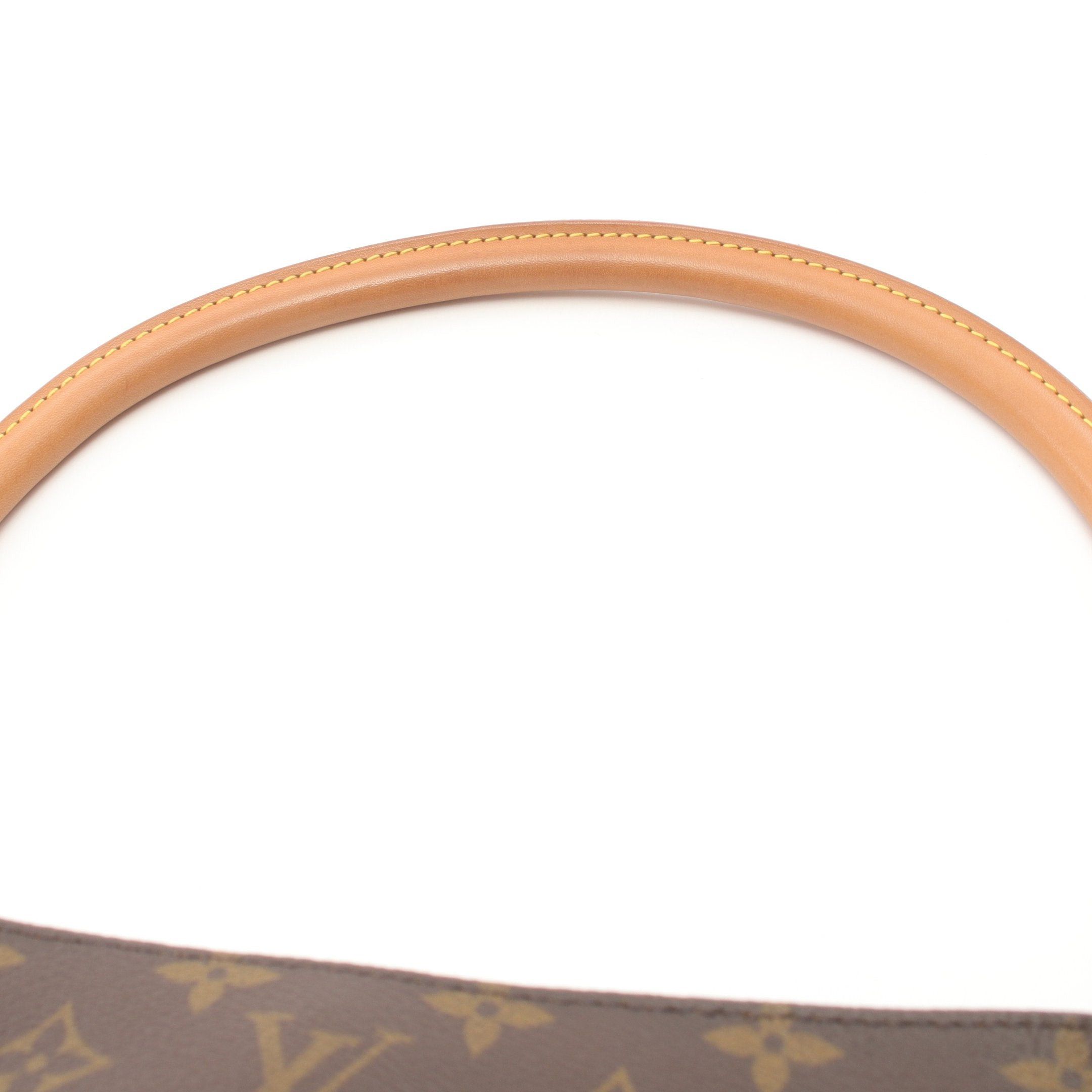 Louis Vuitton Louis Vuitton Looping Mm Monogram Shoulder Bag Leather Brown Size ONE SIZE - 6 Thumbnail