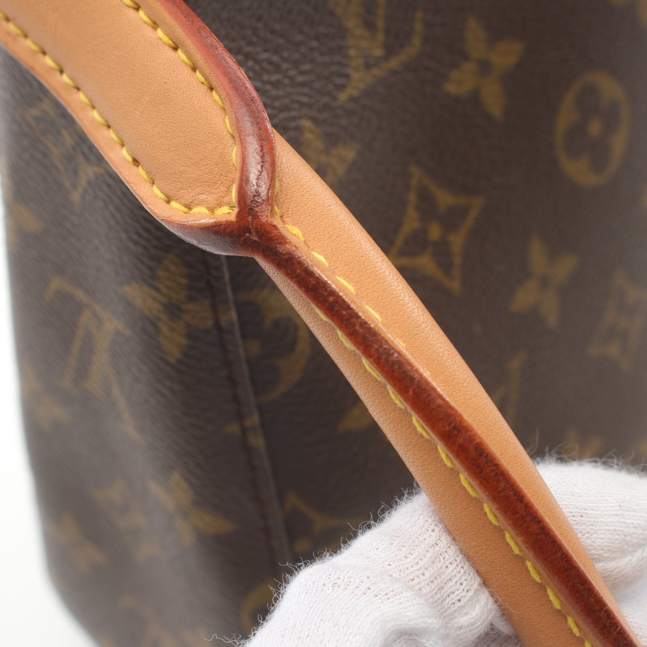 Louis Vuitton Louis Vuitton Looping Mm Monogram Shoulder Bag Leather Brown Size ONE SIZE - 7 Thumbnail