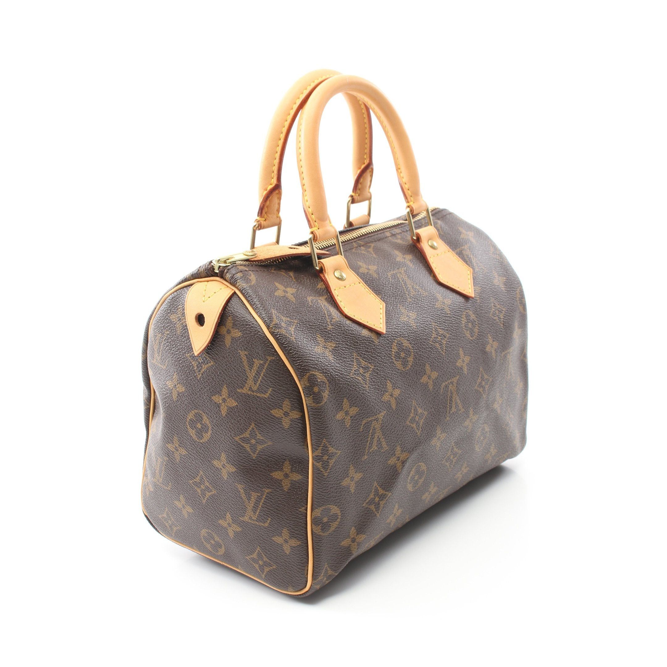Louis Vuitton Louis Vuitton Speedy 25 Monogram Handbag Leather Brown Size ONE SIZE - 2 Thumbnail