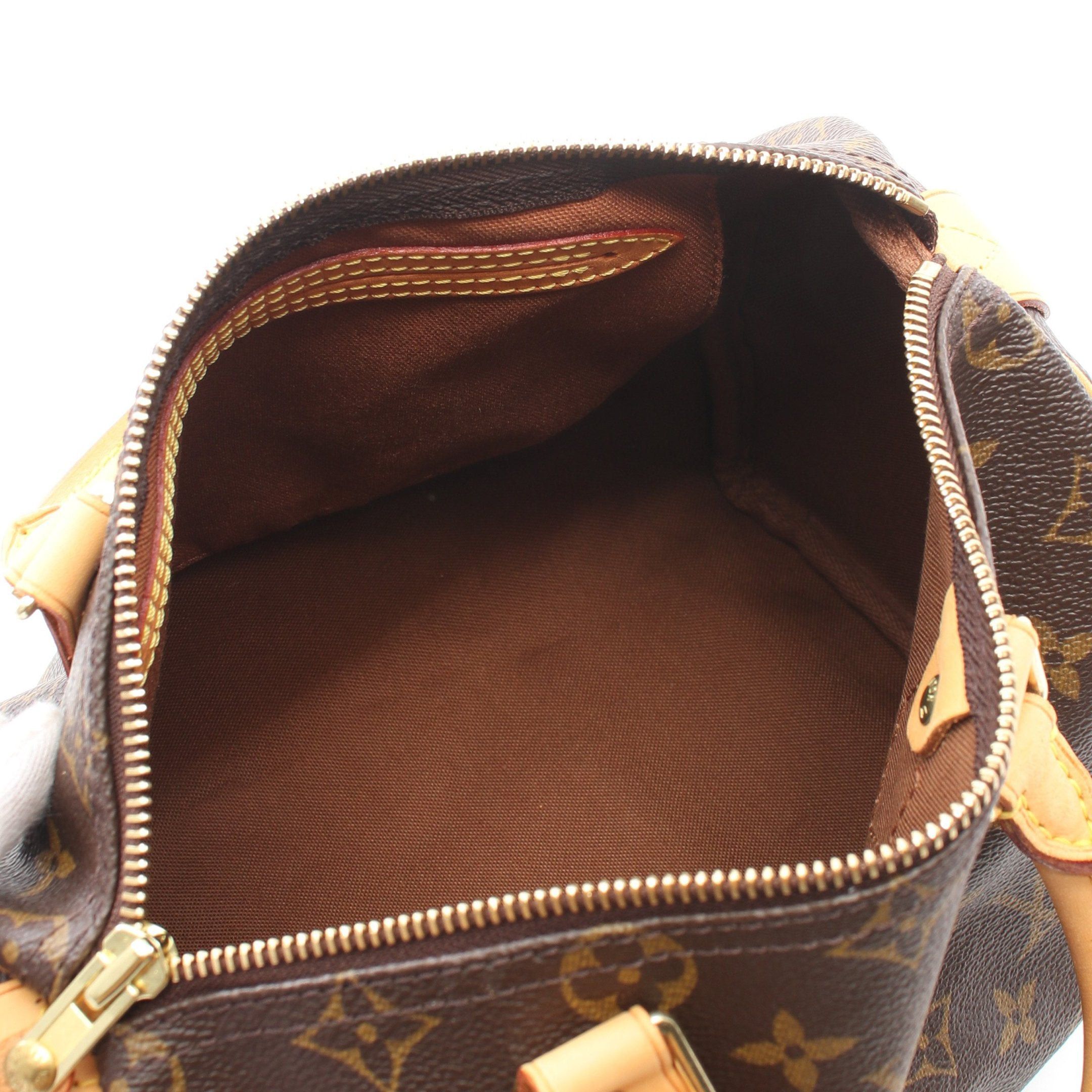 Louis Vuitton Louis Vuitton Speedy 25 Monogram Handbag Leather Brown Size ONE SIZE - 3 Thumbnail