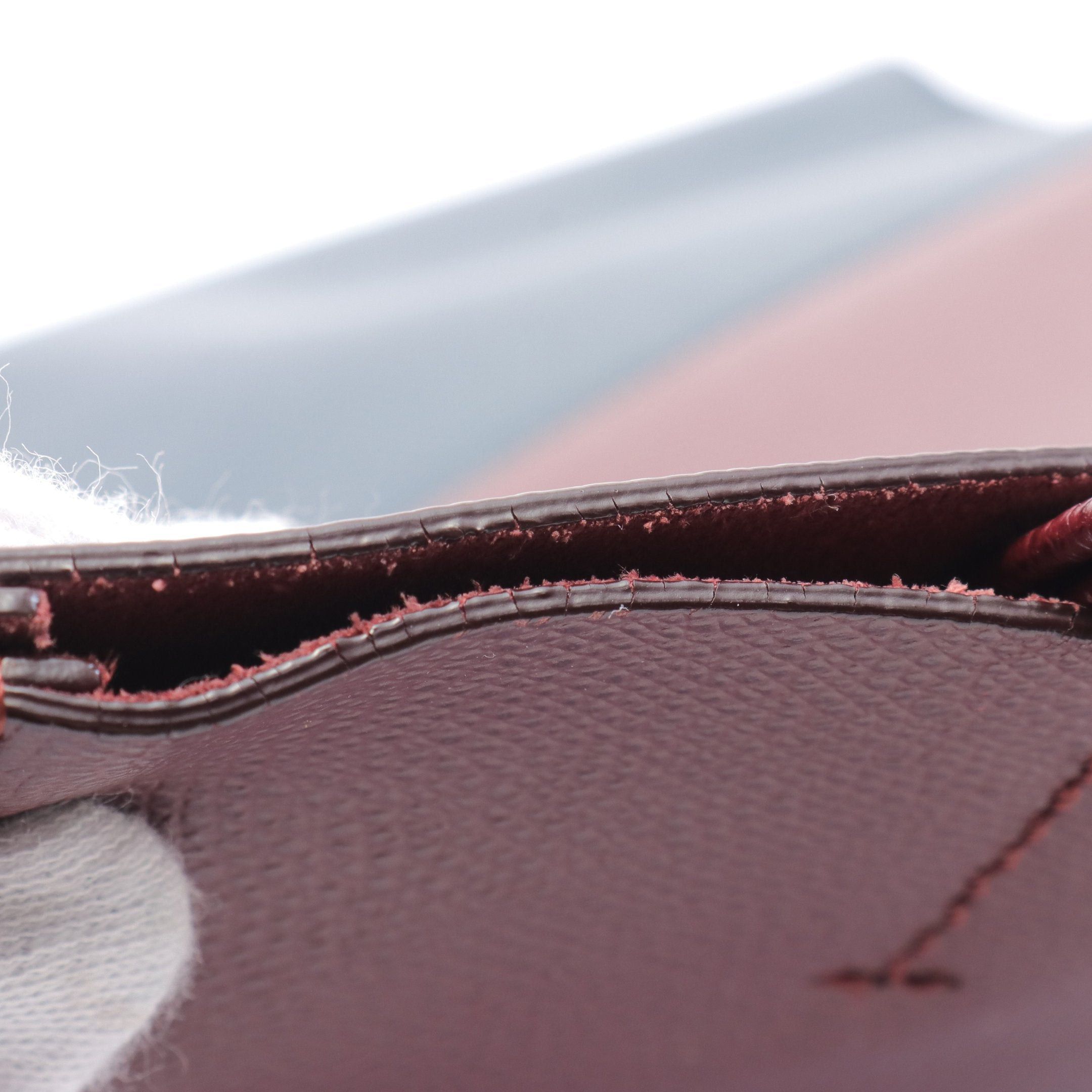 Celine Celine Vertical Small Hippopotamus Handbag Tote Bag Leather Bordeaux Blue Green Size ONE SIZE - 5 Thumbnail
