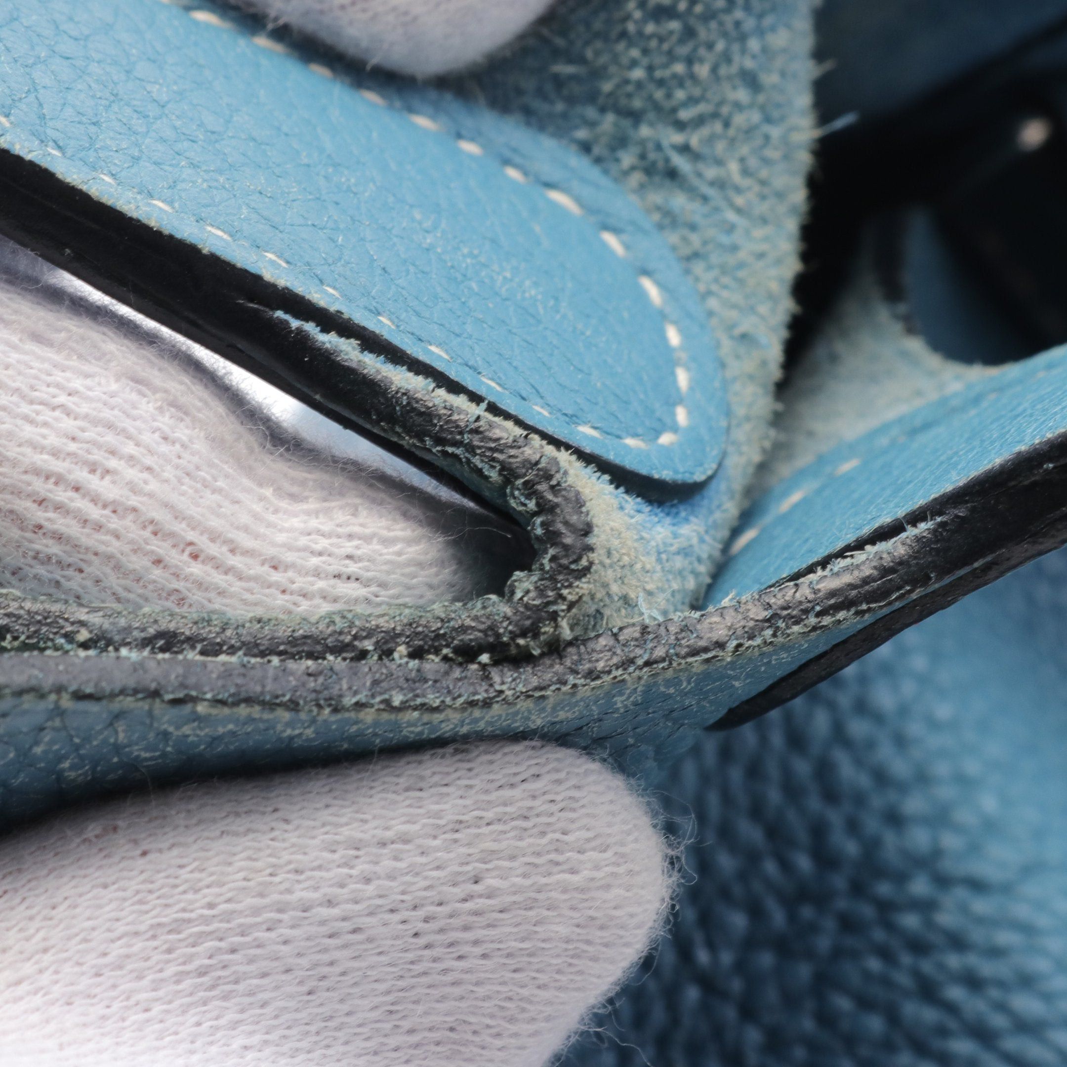 Hermes Hermes Picotan Lock Pm Blue Jean Handbag Clemence Leather Silver Hardware □L Stamp Size ONE SIZE - 11 Thumbnail