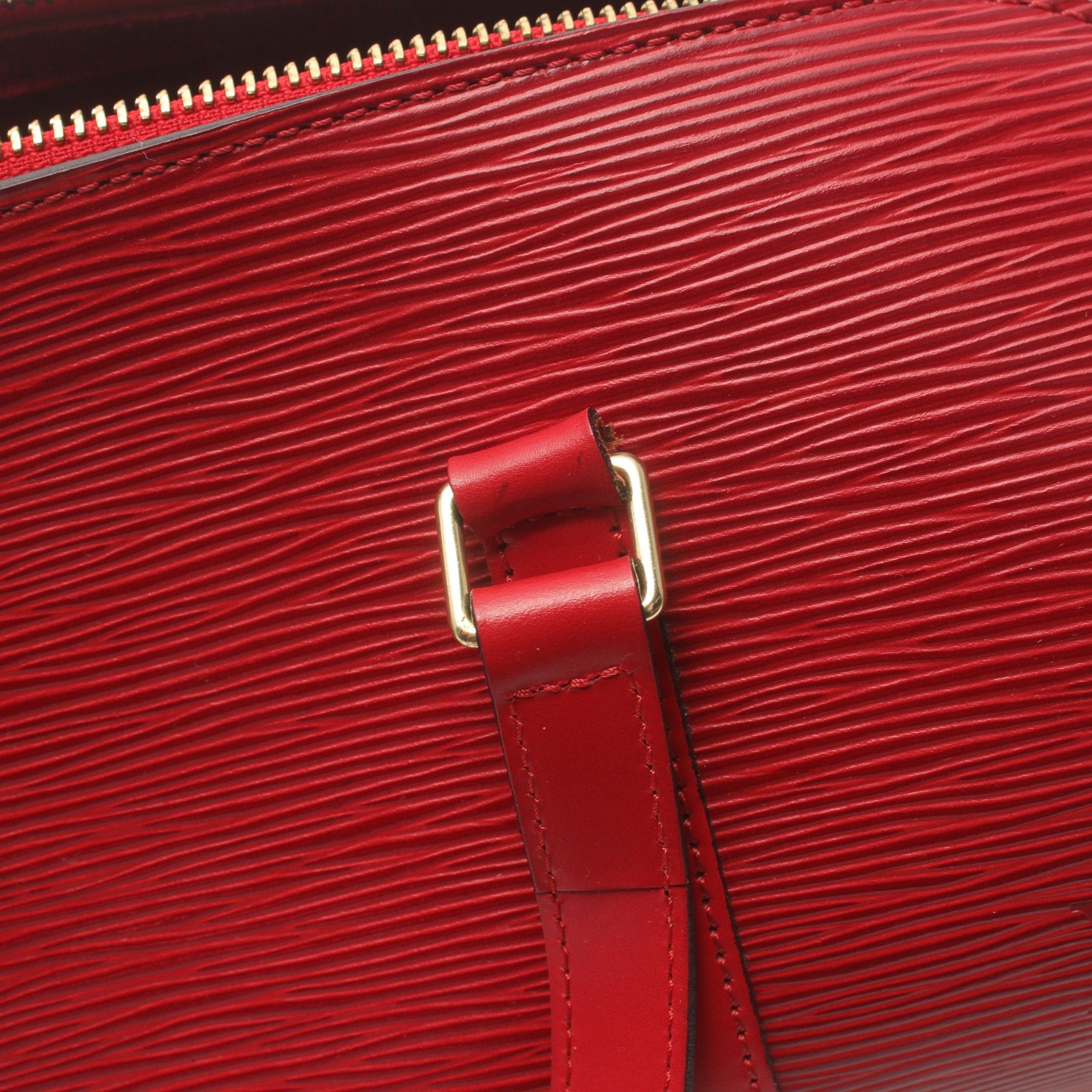 Louis Vuitton Louis Vuitton Soufflot Epi Castilian Red Handbag Leather Size ONE SIZE - 8 Thumbnail