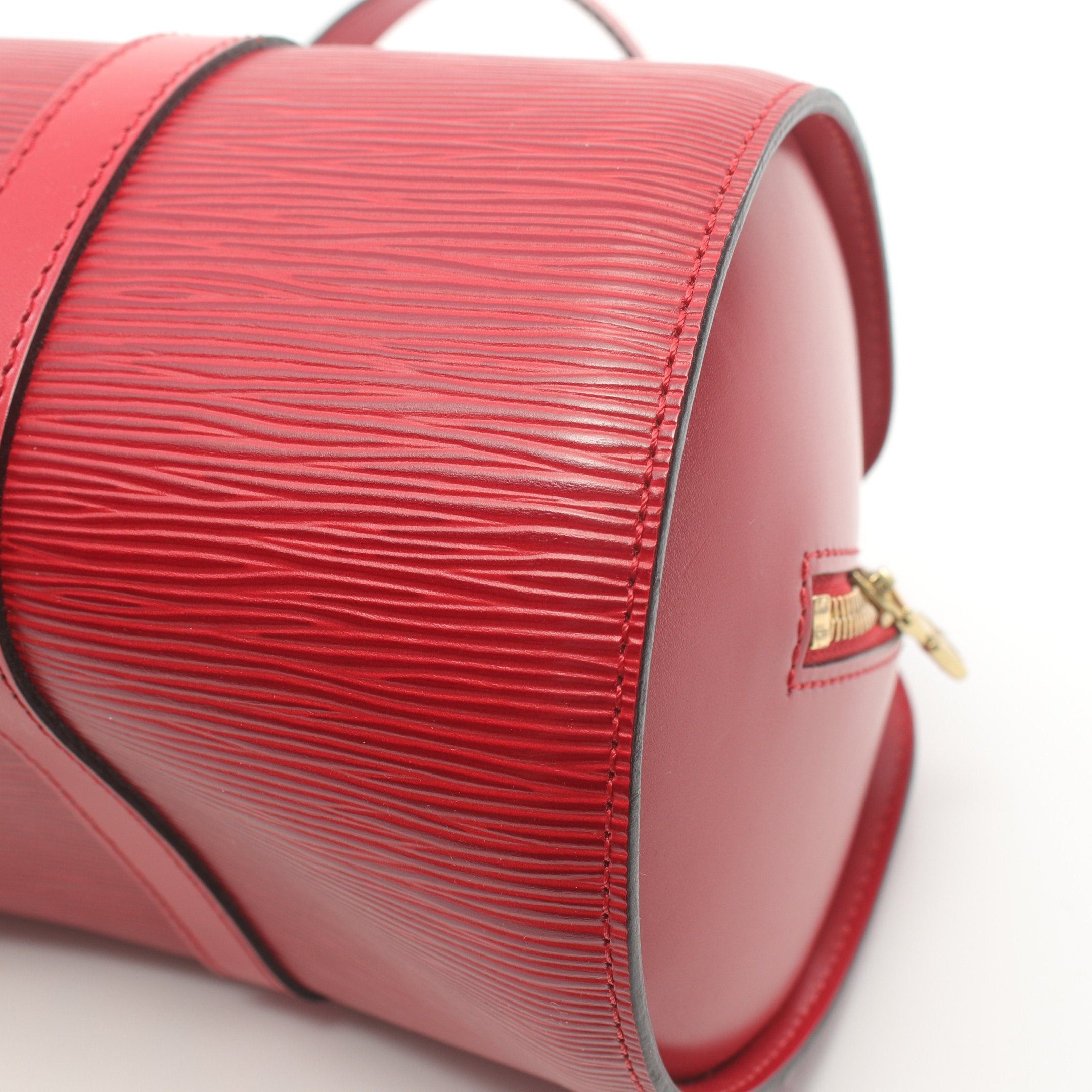 Louis Vuitton Louis Vuitton Soufflot Epi Castilian Red Handbag Leather Size ONE SIZE - 7 Thumbnail