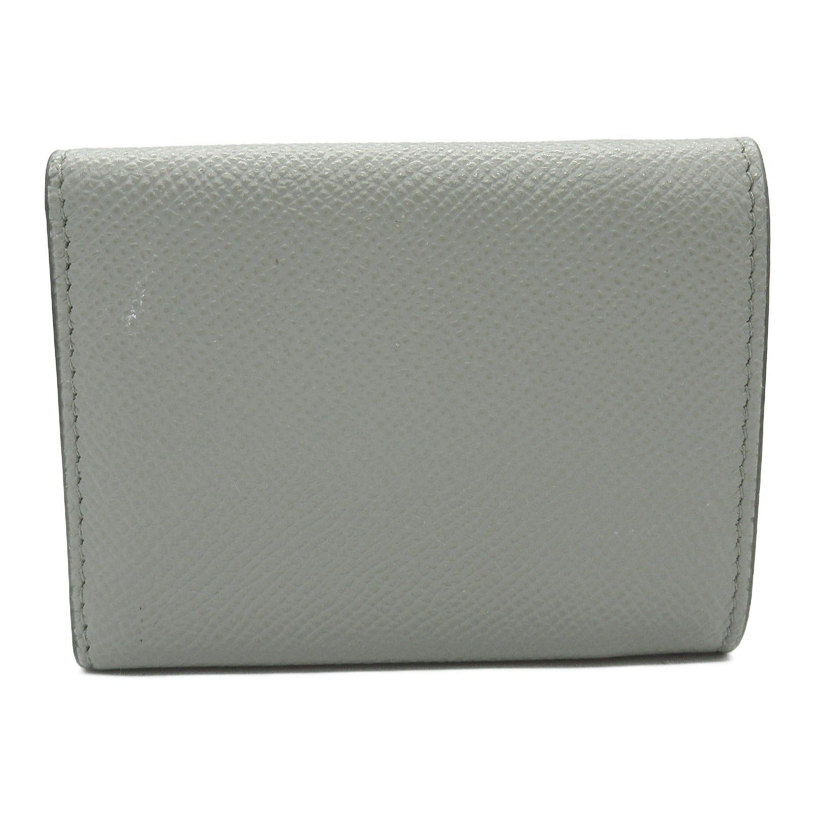 Dior Dior Saddle Trifold Wallet Leather Gray Size ONE SIZE - 2 Thumbnail