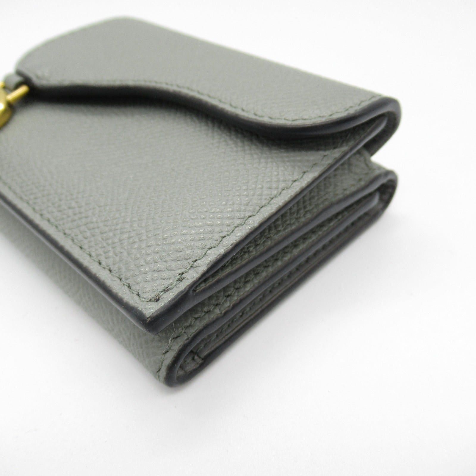 Dior Dior Saddle Trifold Wallet Leather Gray Size ONE SIZE - 9 Thumbnail