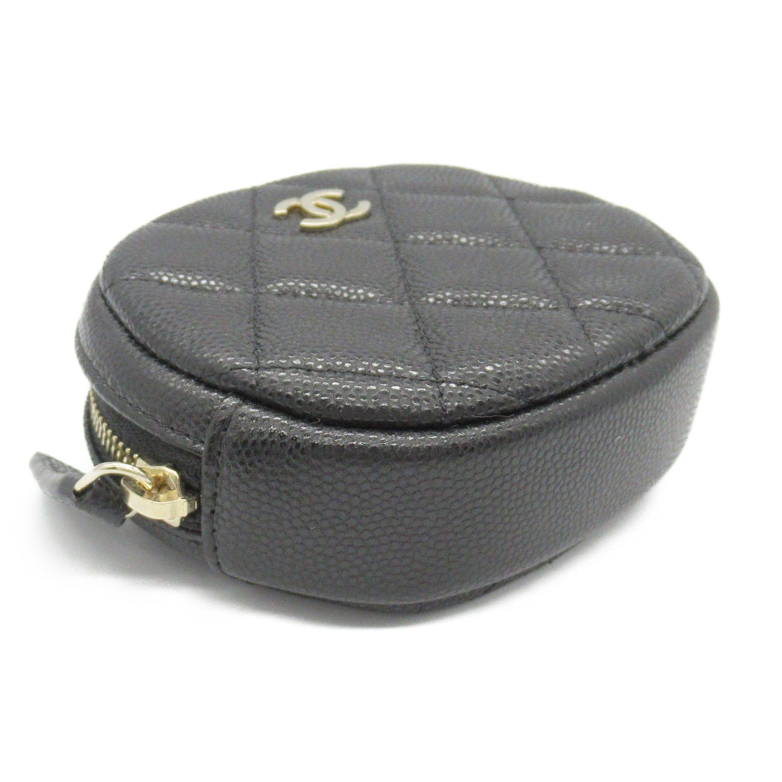 Chanel Chanel Matelasse Coin Purse Caviar Skin (Grained Calf) Black Gold Hardware Size ONE SIZE - 3 Thumbnail
