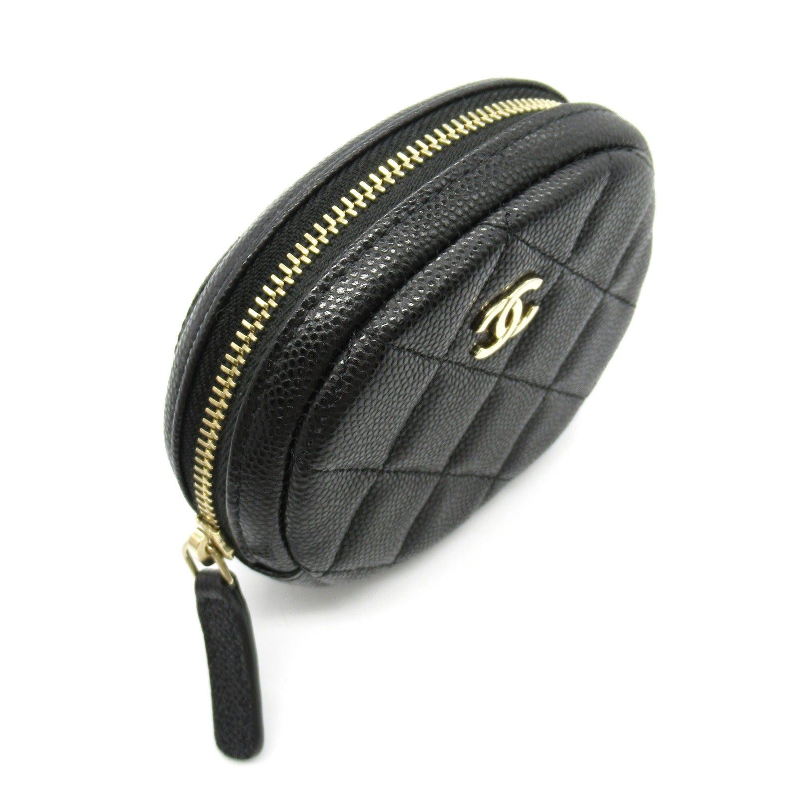 Chanel Chanel Matelasse Coin Purse Caviar Skin (Grained Calf) Black Gold Hardware Size ONE SIZE - 8 Thumbnail