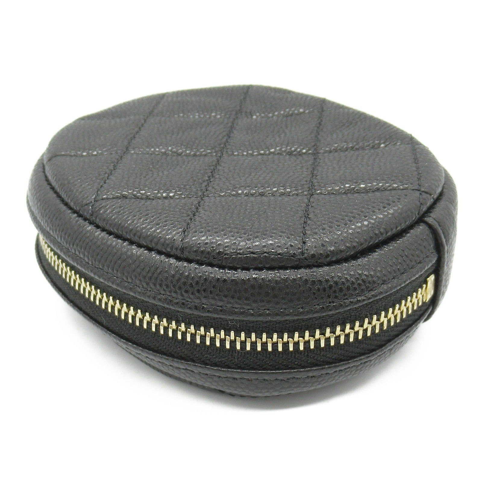 Chanel Chanel Matelasse Coin Purse Caviar Skin (Grained Calf) Black Gold Hardware Size ONE SIZE - 4 Thumbnail