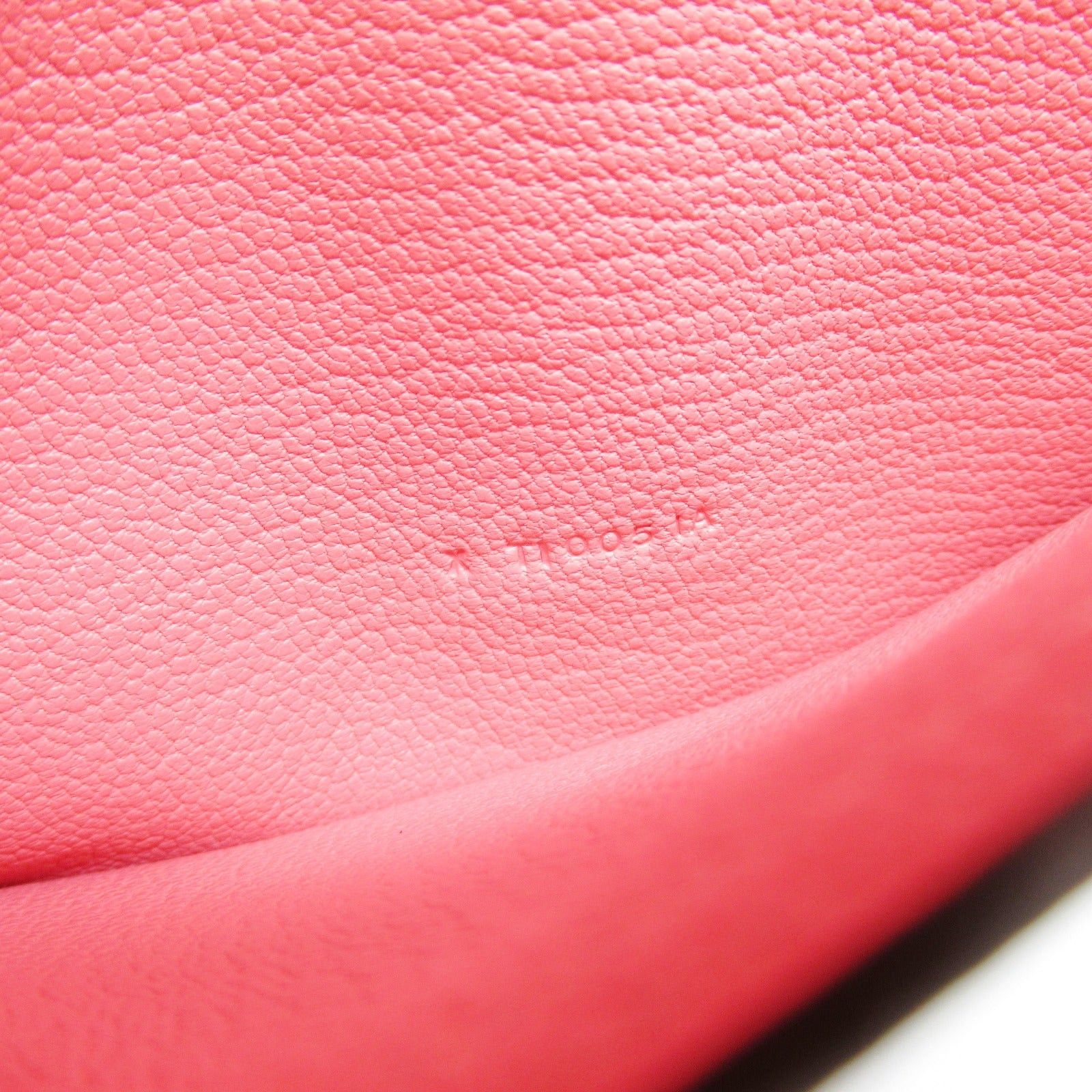 Hermes Hermes Bear Souffle Rose Lipstick Bi-Fold Long Wallet Leather Chevre Pink Silver Hardware X Stamp Size ONE SIZE - 7 Thumbnail