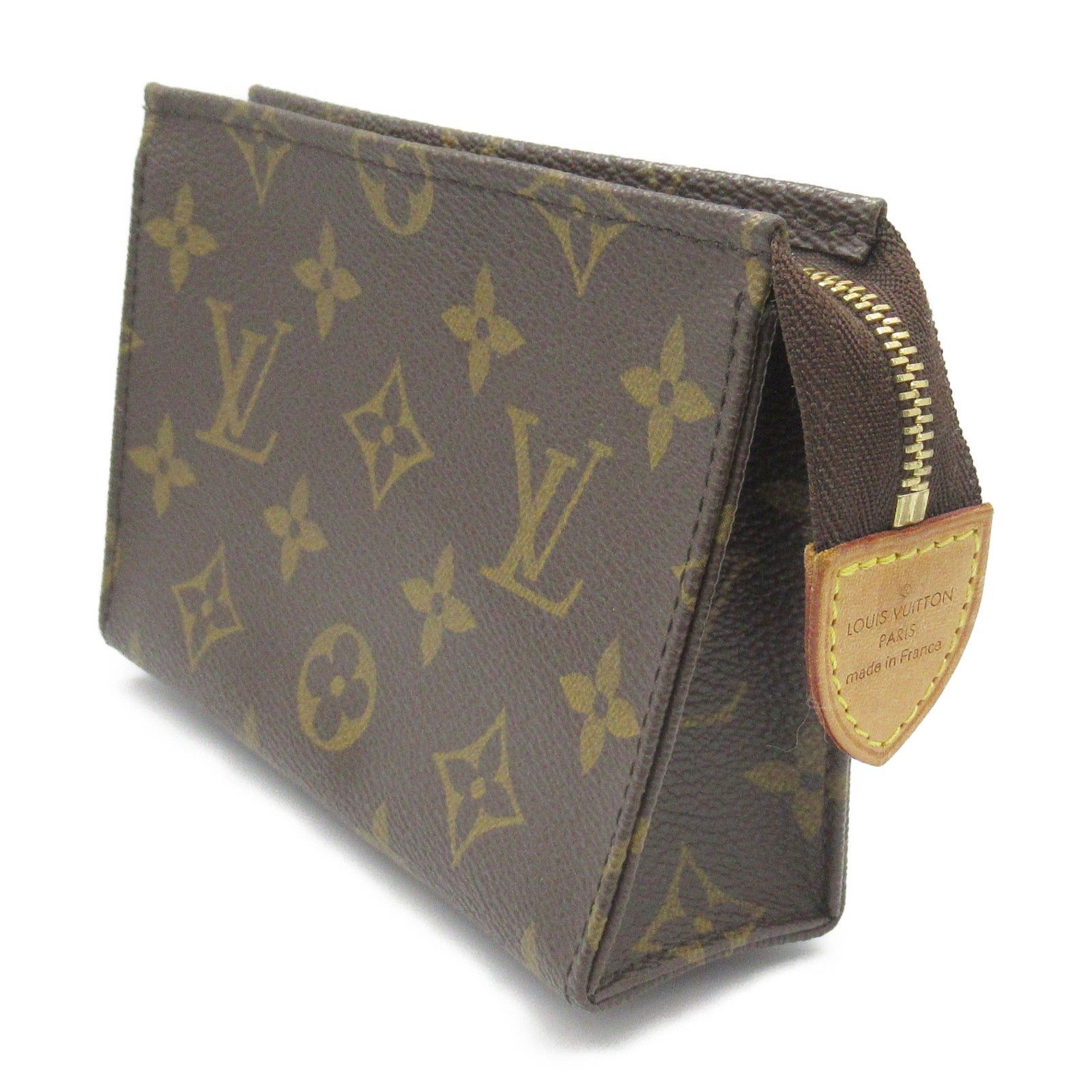 Louis Vuitton Louis Vuitton Posh Toilette 15 Cosmetic Pouch Coated Canvas Monogram Brown Size ONE SIZE - 3 Thumbnail