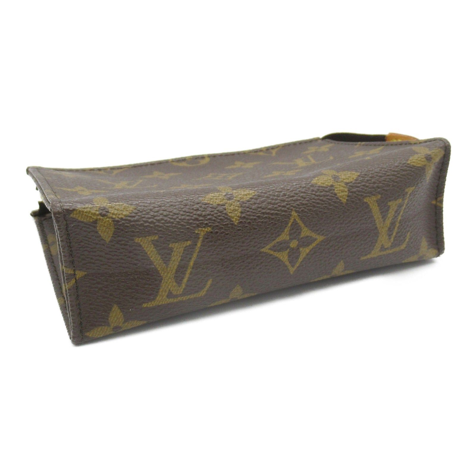Louis Vuitton Louis Vuitton Posh Toilette 15 Cosmetic Pouch Coated Canvas Monogram Brown Size ONE SIZE - 4 Thumbnail