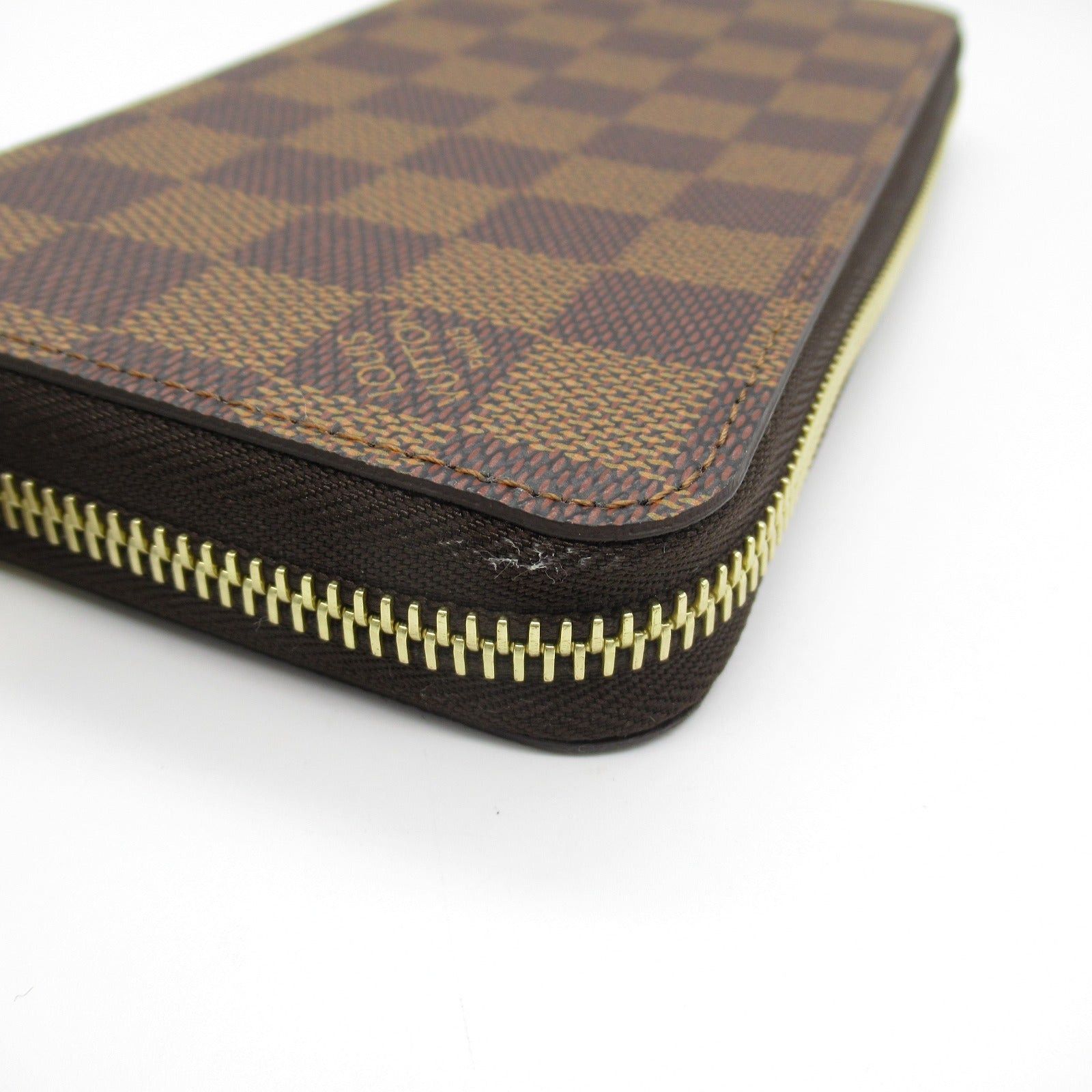 Louis Vuitton Louis Vuitton Zippy Wallet Round Long Zipper Coated Canvas Damier Brown Ebene Size ONE SIZE - 7 Thumbnail