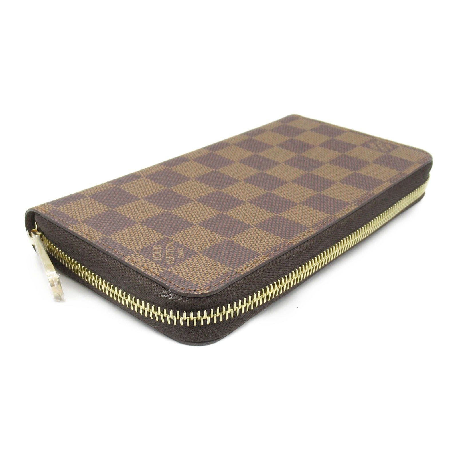 Louis Vuitton Louis Vuitton Zippy Wallet Round Long Zipper Coated Canvas Damier Brown Ebene Size ONE SIZE - 4 Thumbnail