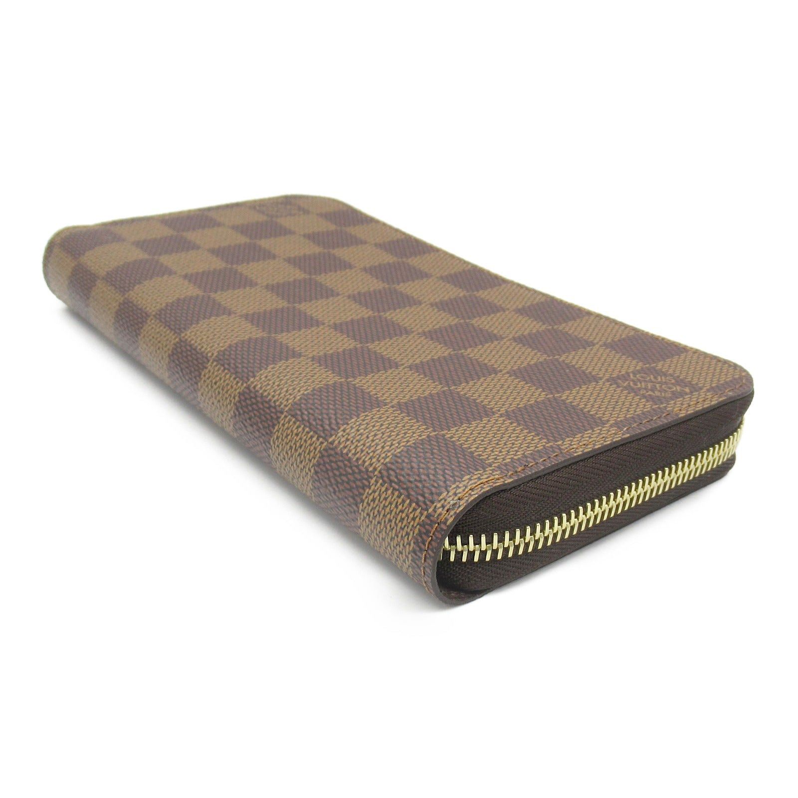 Louis Vuitton Louis Vuitton Zippy Wallet Round Long Zipper Coated Canvas Damier Brown Ebene Size ONE SIZE - 3 Thumbnail