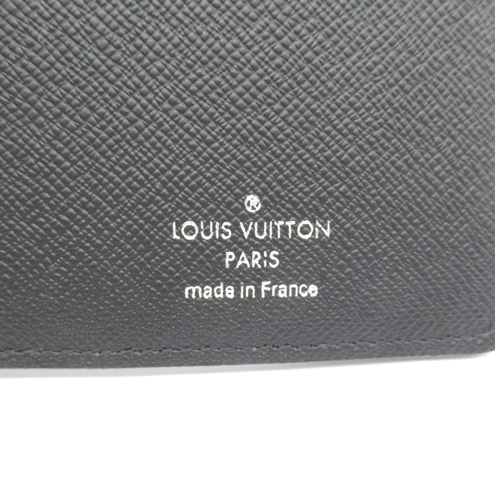 Louis Vuitton Louis Vuitton Portofeuil Brothers Bi-Fold Long Wallet Leather Damier Graphite Black Size ONE SIZE - 6 Thumbnail