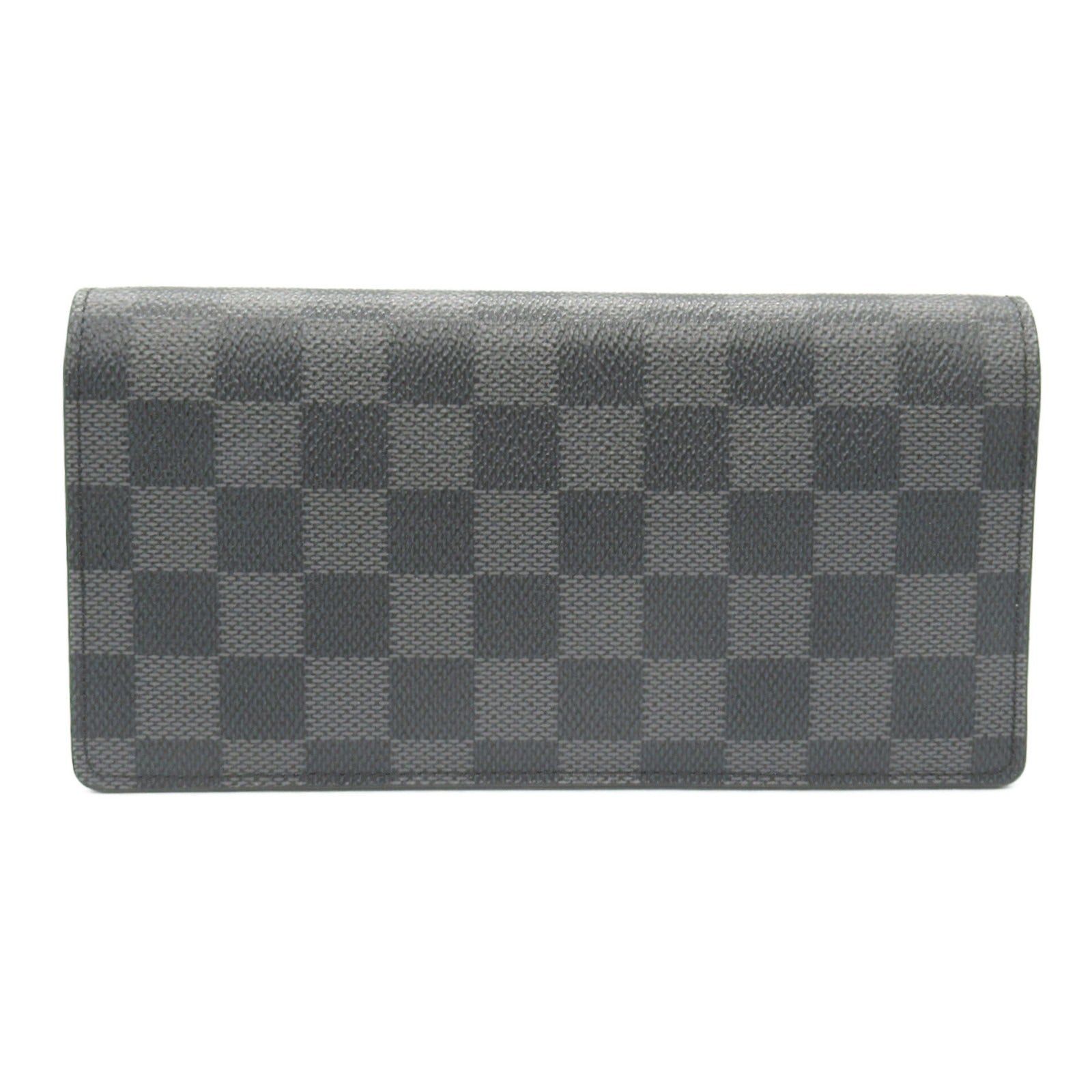 Louis Vuitton Louis Vuitton Portofeuil Brothers Bi-Fold Long Wallet Leather Damier Graphite Black Size ONE SIZE - 2 Thumbnail