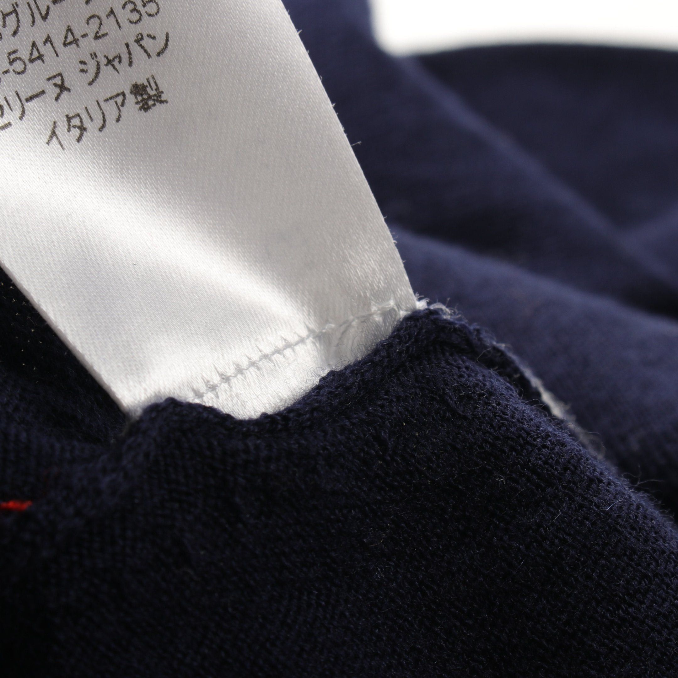 Celine Celine Knit Crew Neck Argyle Wool Navy Gray Size ONE SIZE - 6 Thumbnail