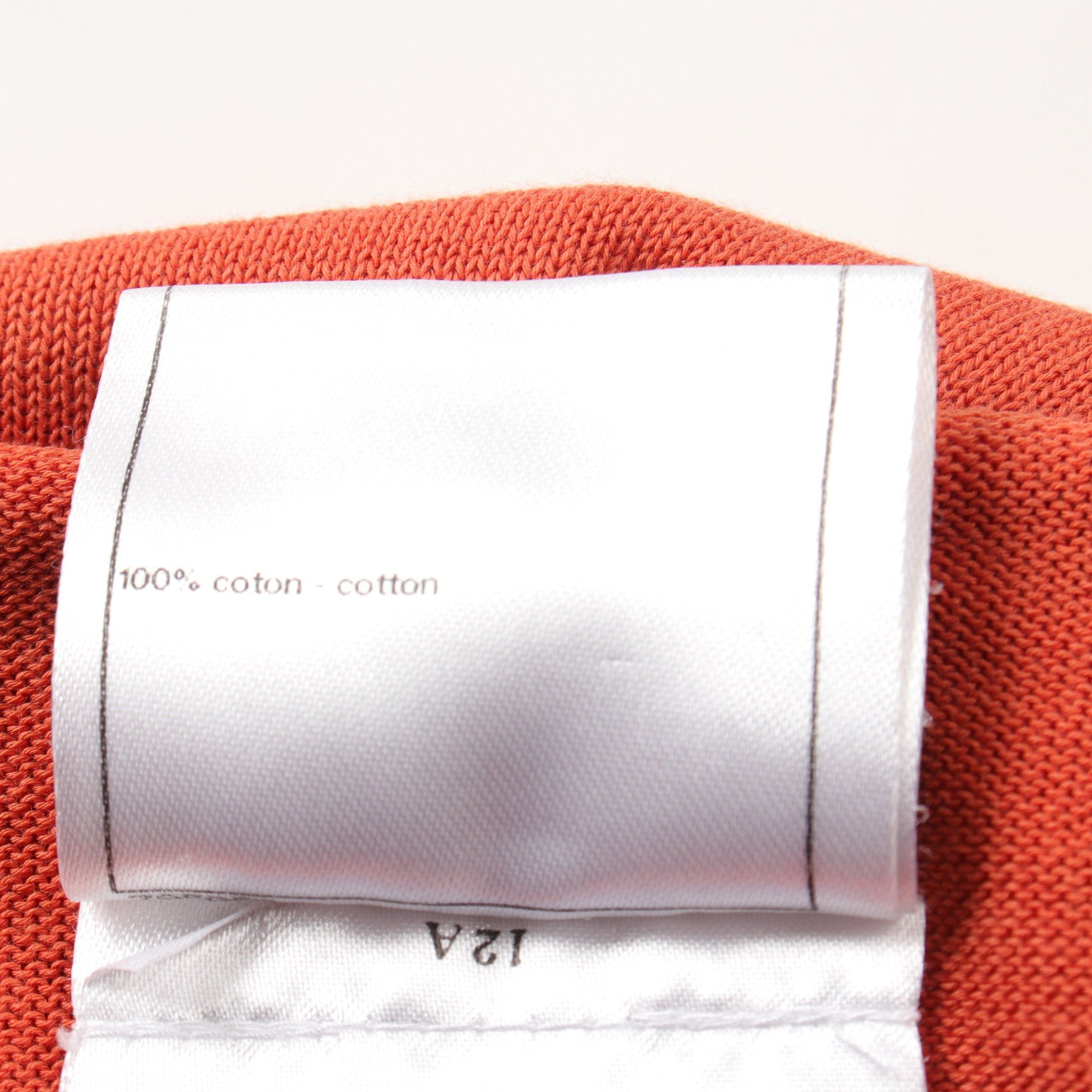 Chanel Chanel One Piece No Sleeve Cotton Orange Size ONE SIZE - 4 Thumbnail