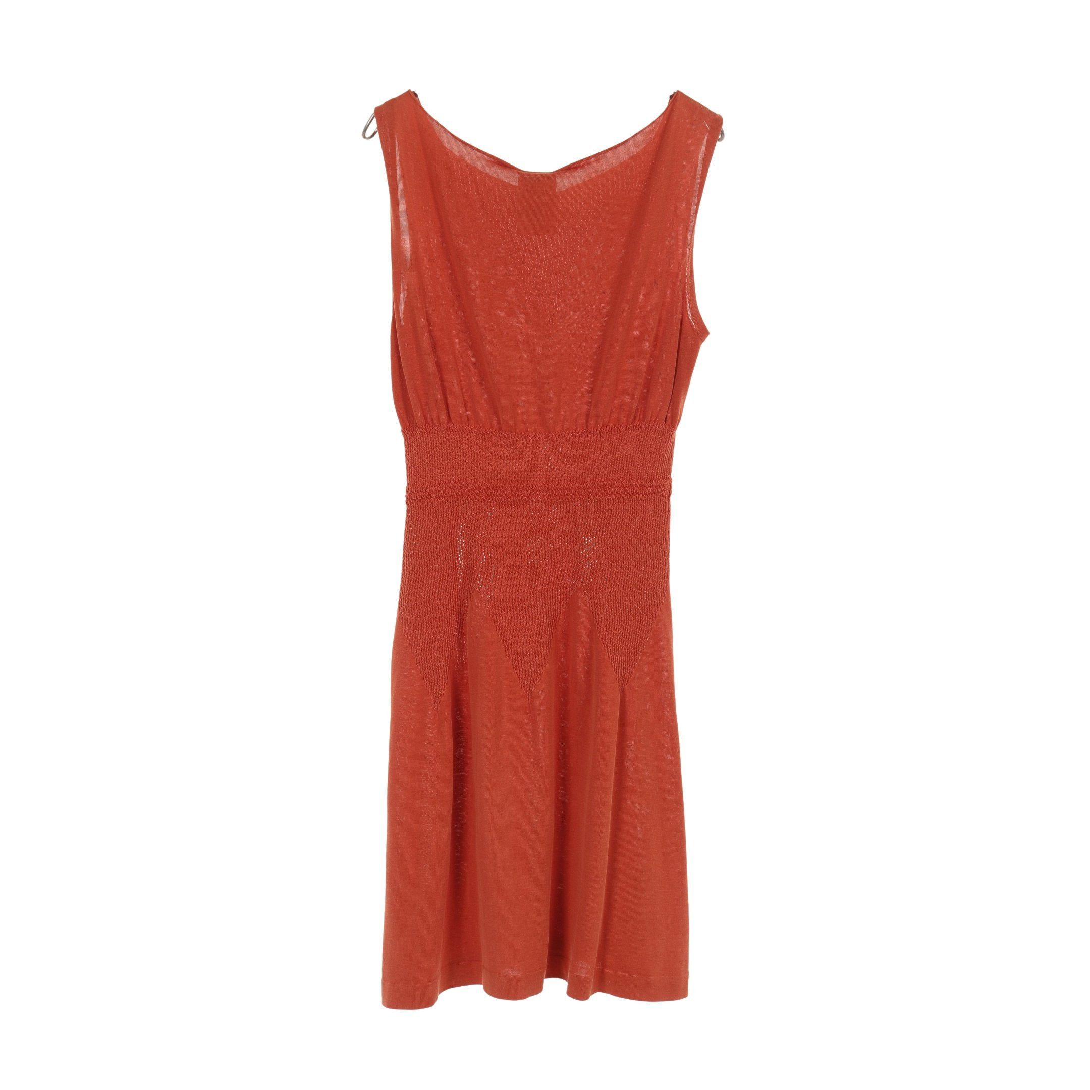Chanel Chanel One Piece No Sleeve Cotton Orange Size ONE SIZE - 2 Thumbnail