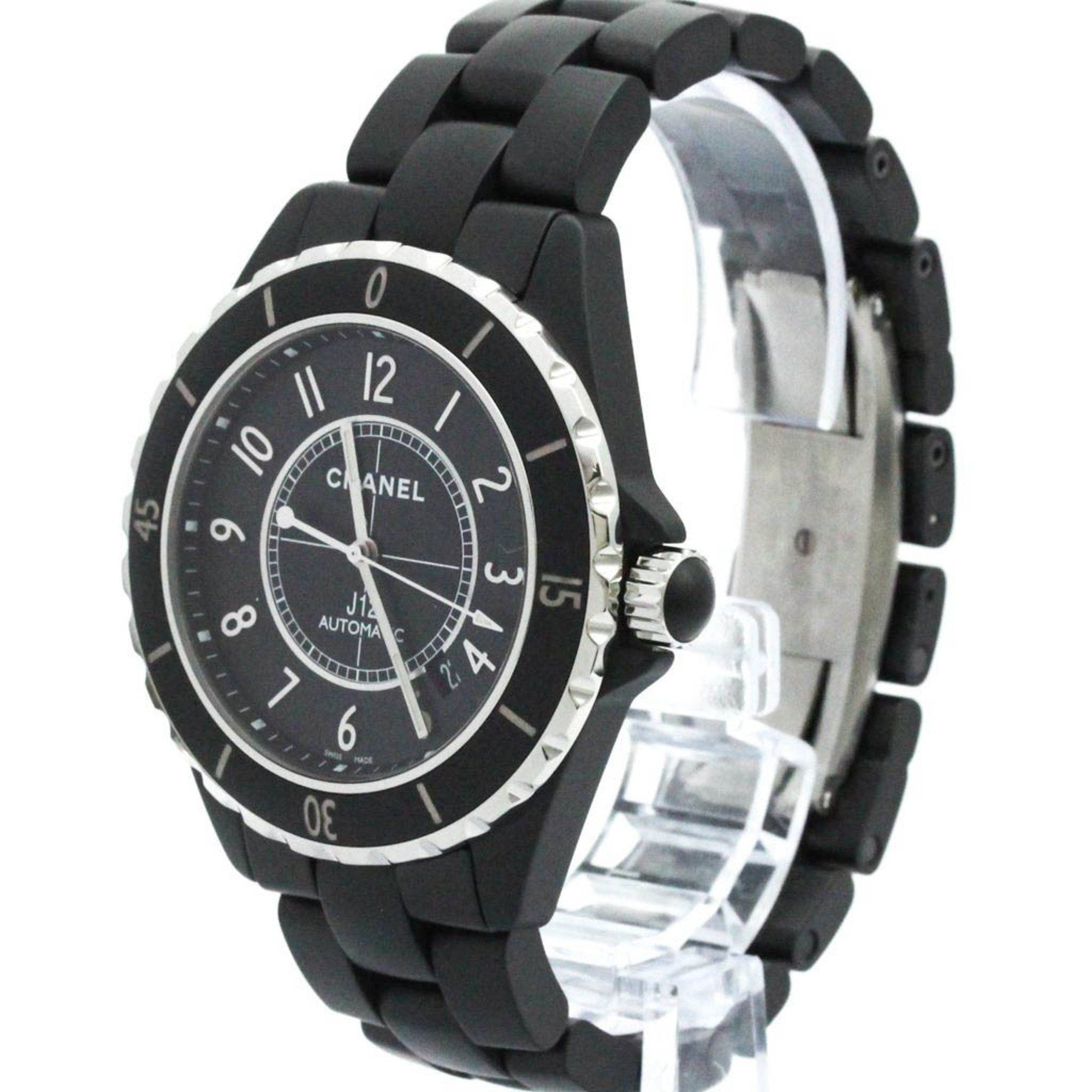 Chanel Polished CHANEL J12 Ceramic Automatic Mens Watch H3131 BF577999 Size ONE SIZE - 2 Thumbnail