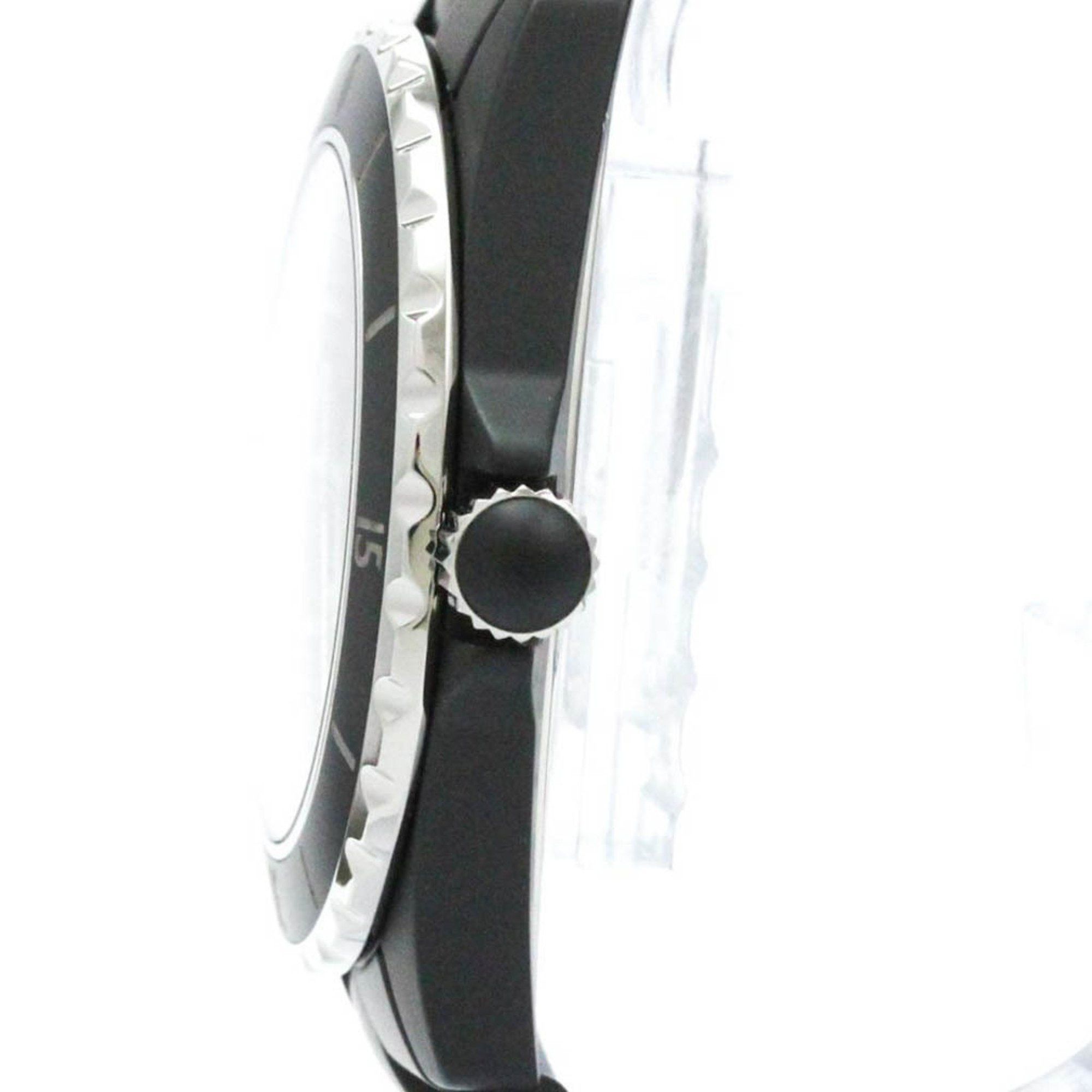 Chanel Polished CHANEL J12 Ceramic Automatic Mens Watch H3131 BF577999 Size ONE SIZE - 4 Thumbnail