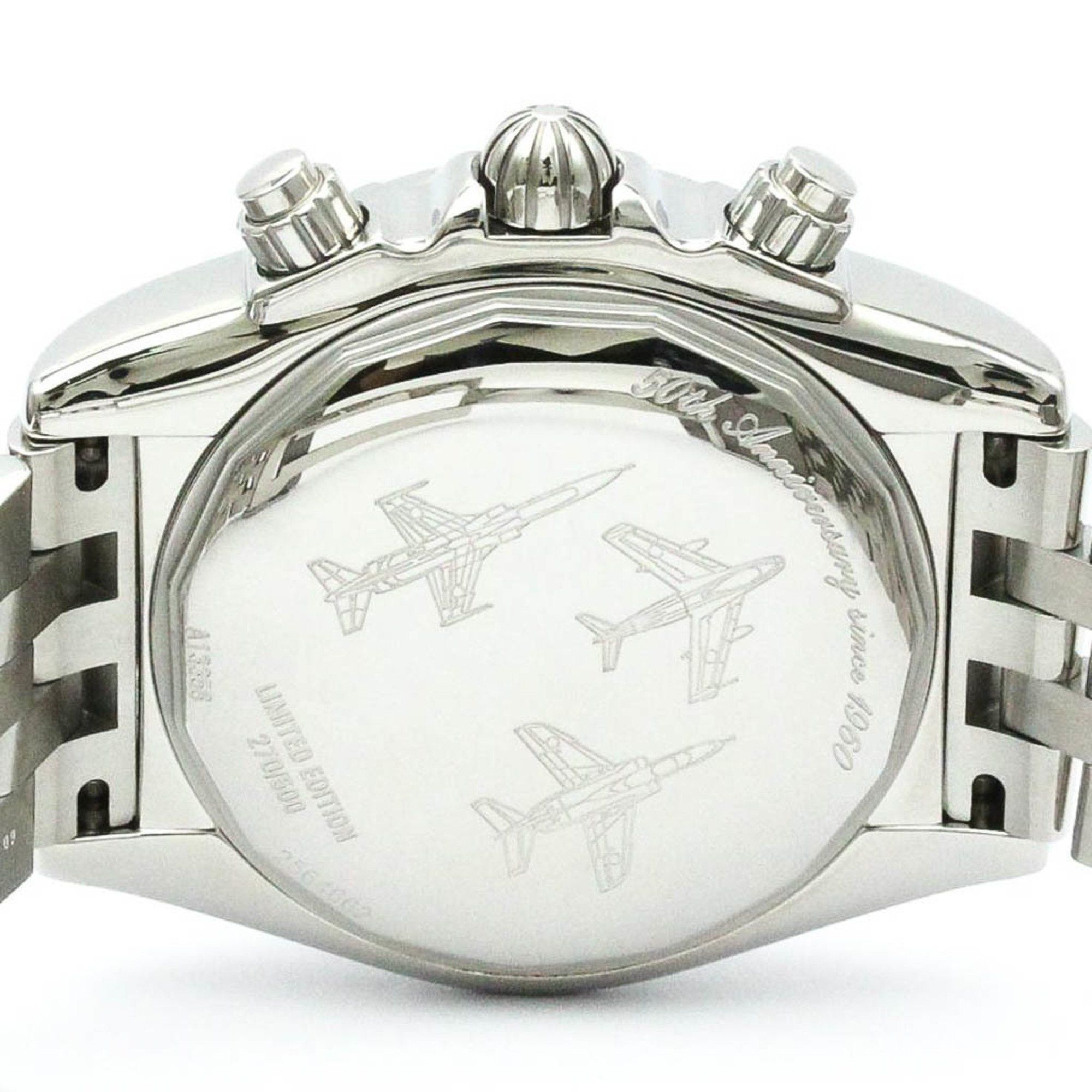 Breitling Polished BREITLING Chronomat Evolution Blue Impulse Mens Watch A13356 BF574821 Size ONE SIZE - 7 Thumbnail