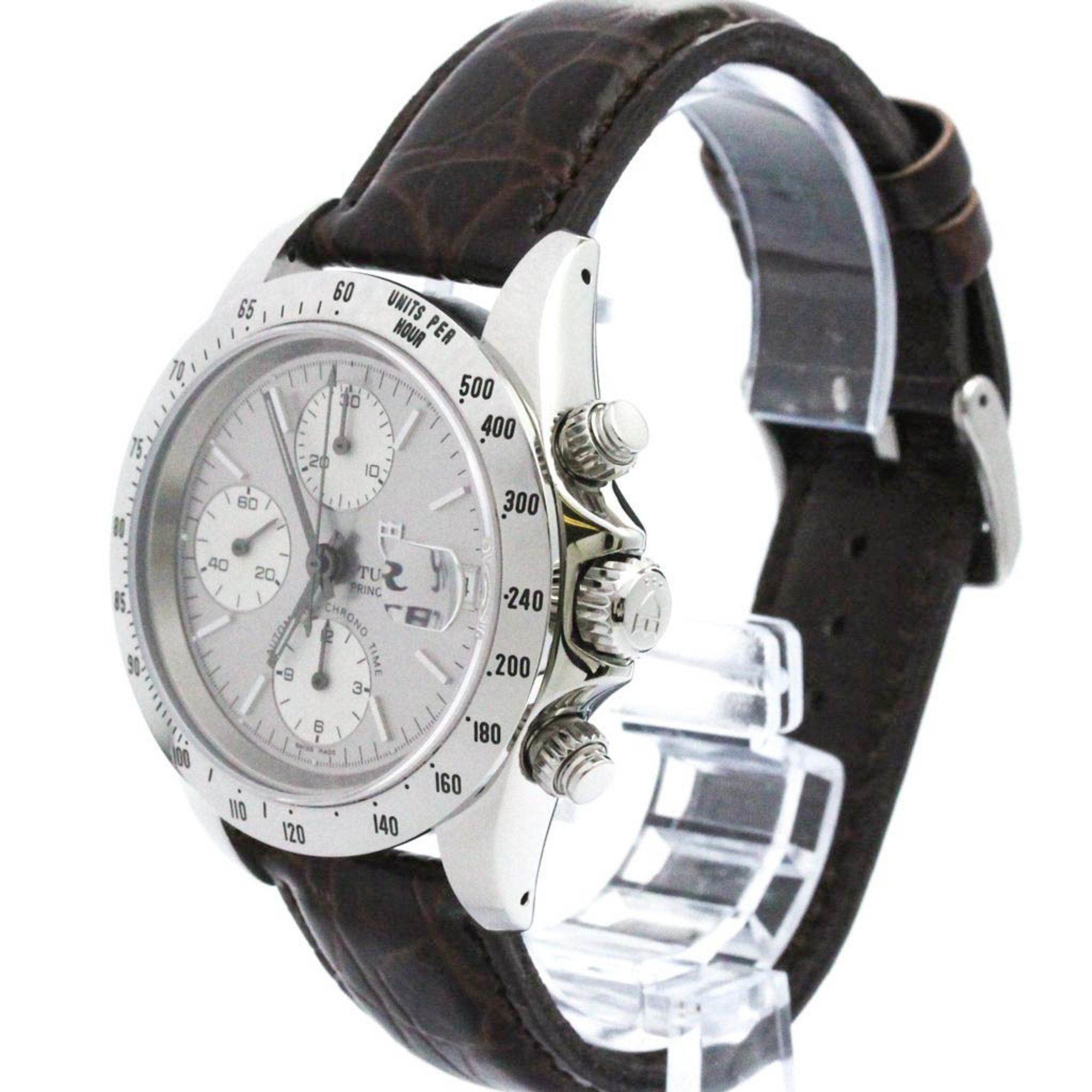 Tudor Polished TUDOR Chrono Time Prince Date Steel Mens Watch 79280P BF576489 Size ONE SIZE - 2 Thumbnail